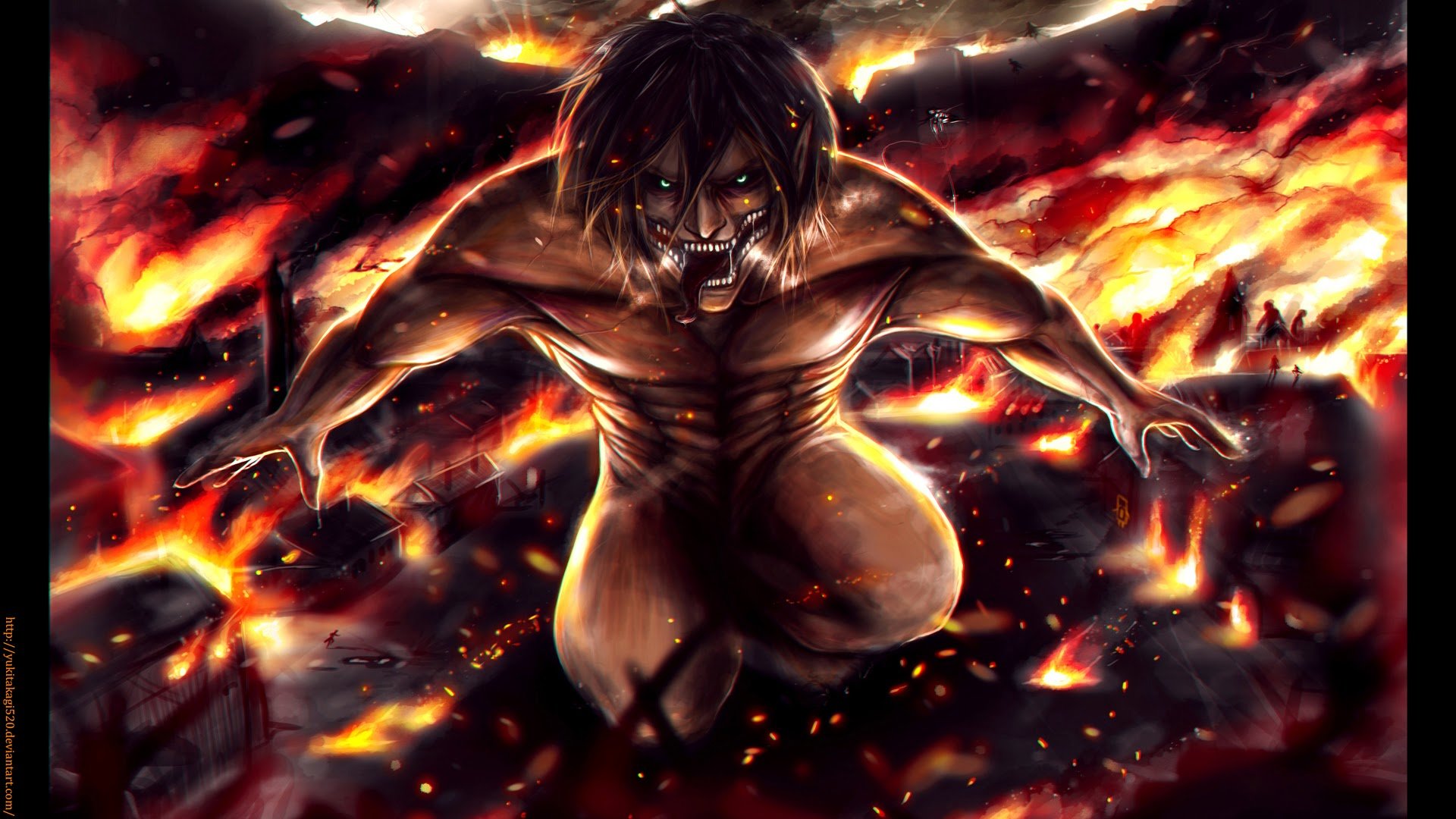 Free Eren Yeager high quality background ID:206439 for 1080p PC
