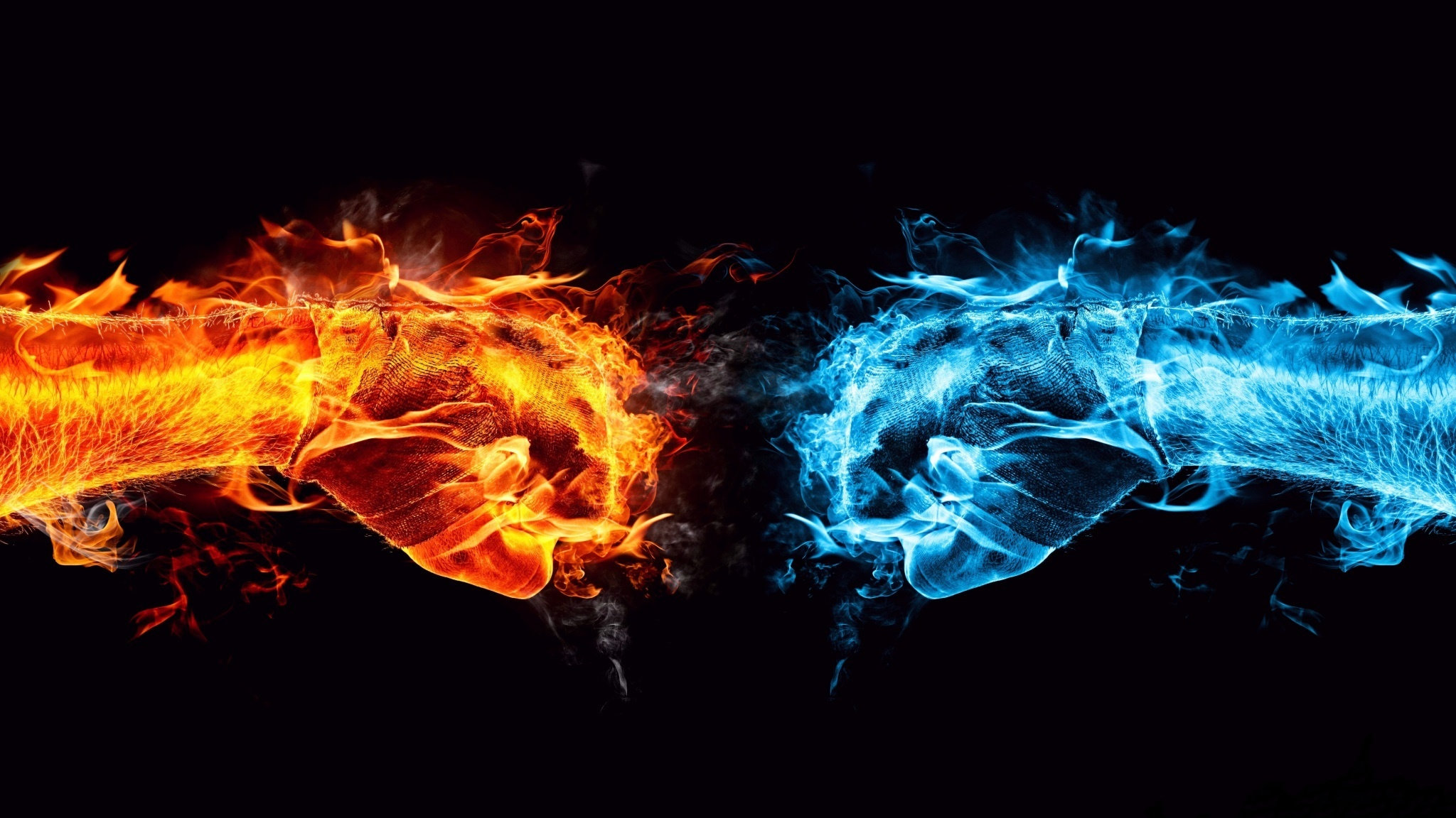 Free download Fire And Ice wallpaper ID:101258 hd 2048x1152 for computer