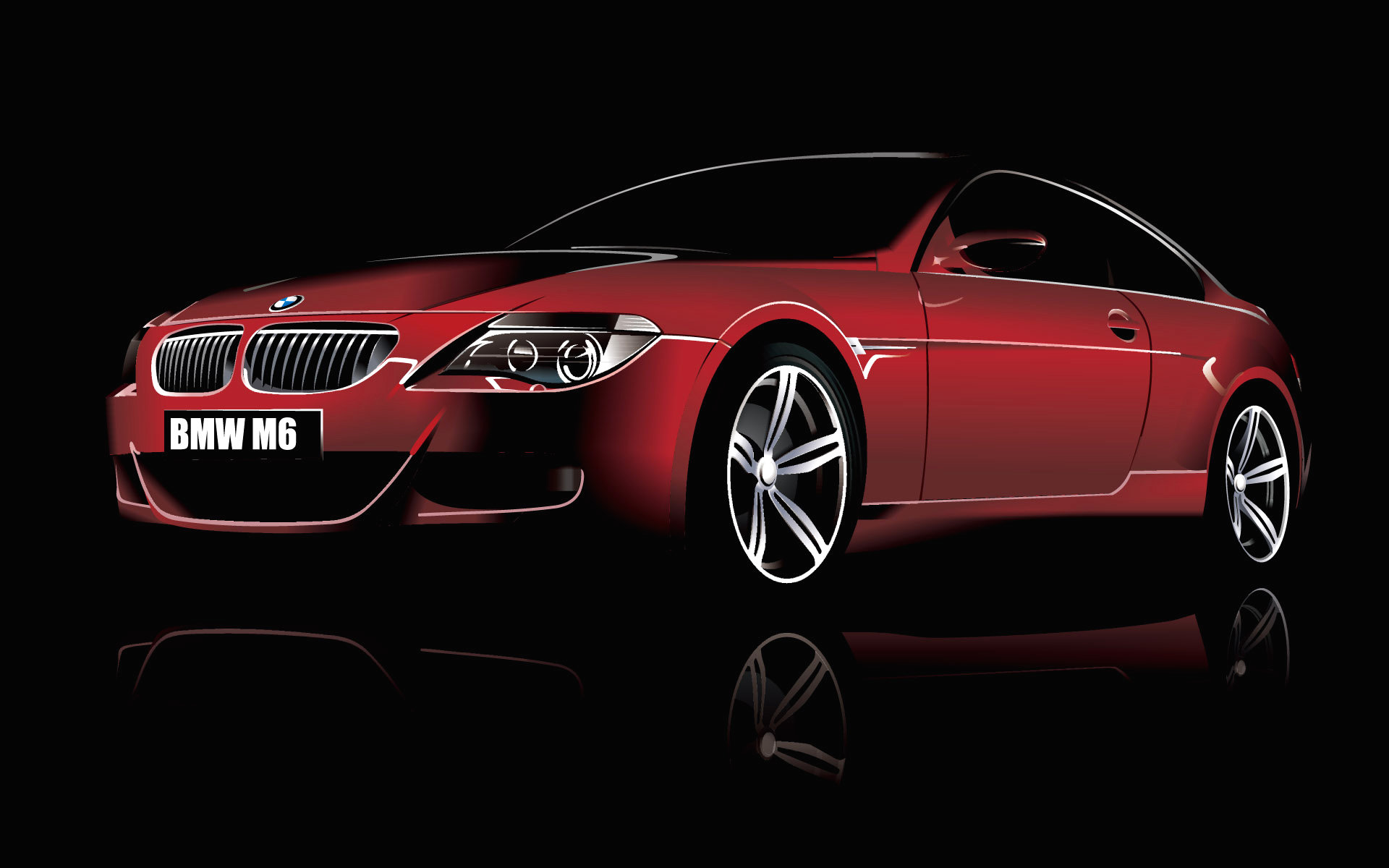High resolution BMW M6 hd 1920x1200 background ID:27404 for desktop