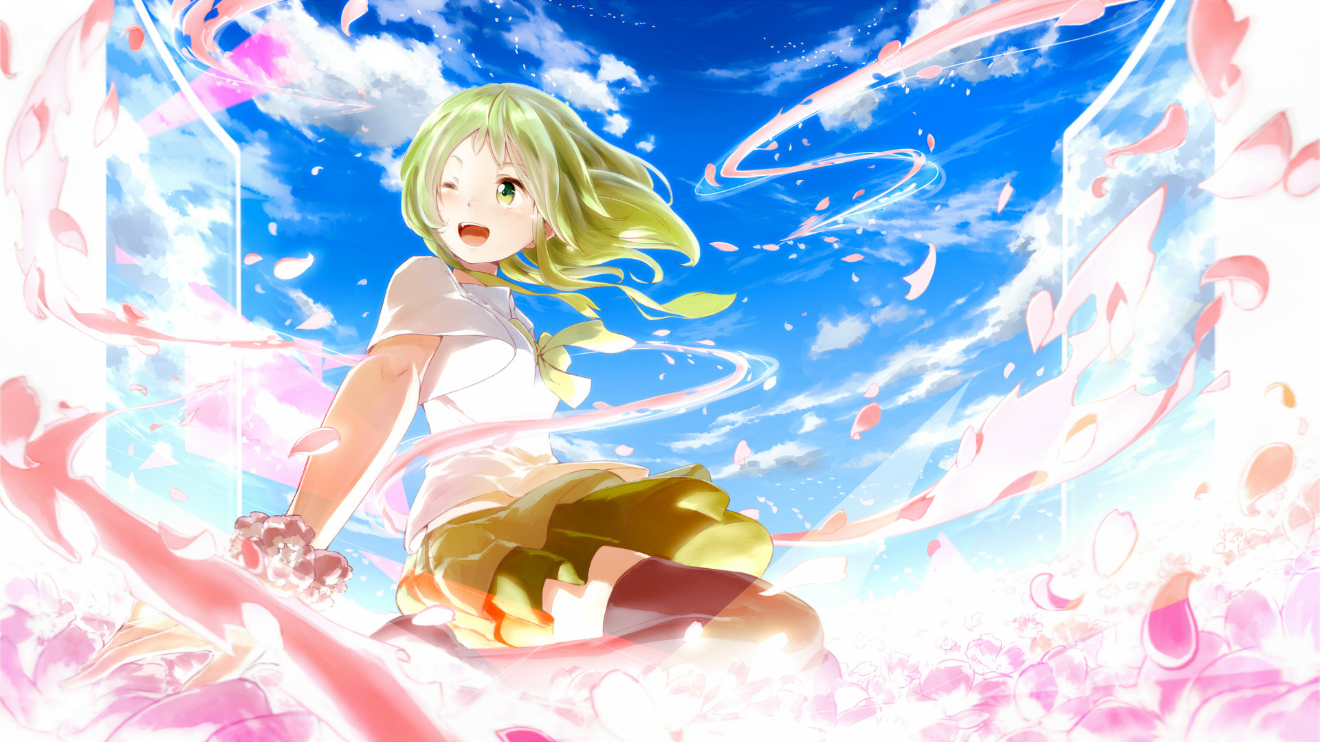 Free GUMI (Vocaloid) high quality background ID:1630 for full hd 1080p computer