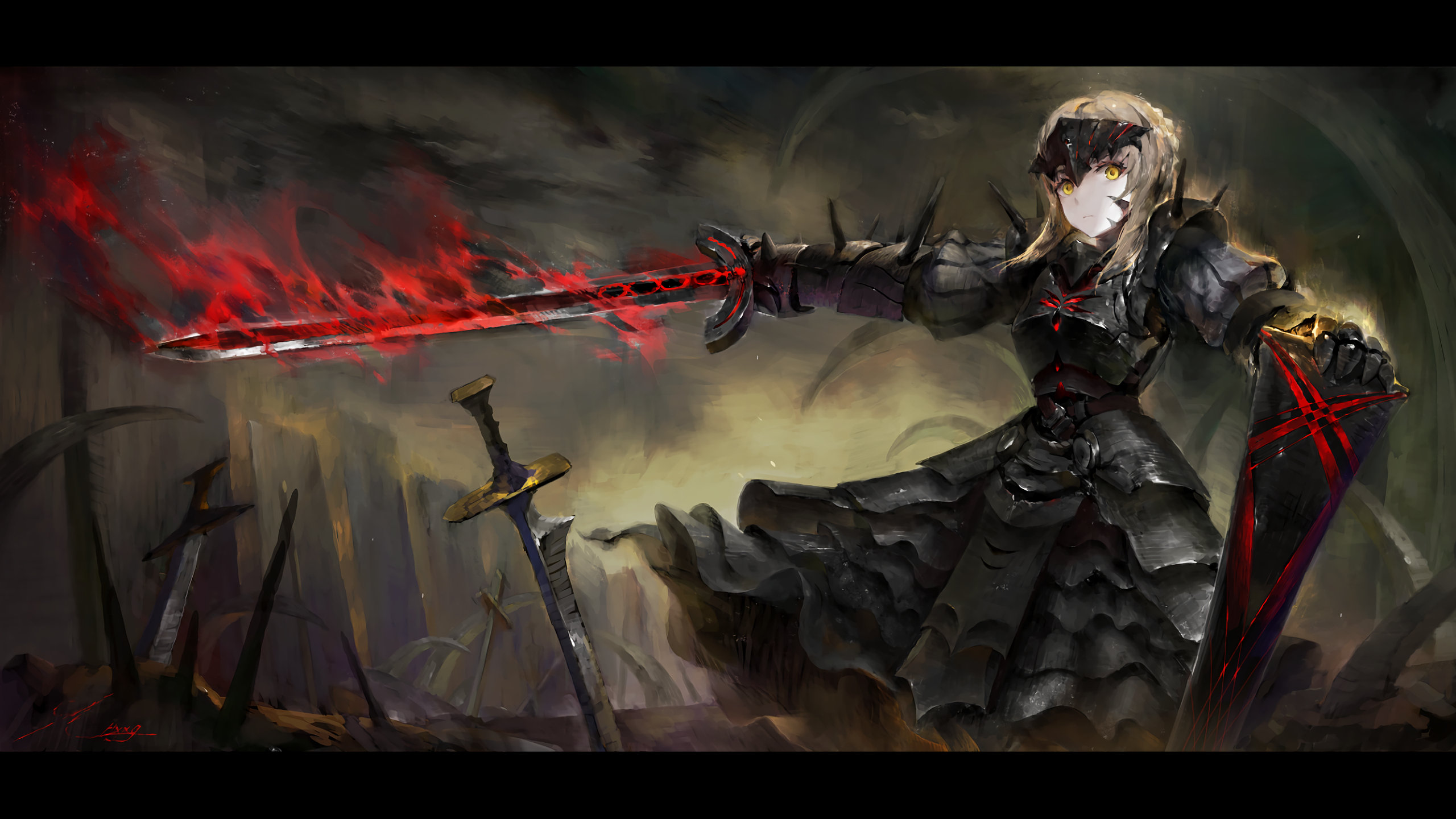 Free Saber Alter high quality background ID:469000 for hd 2560x1440 computer