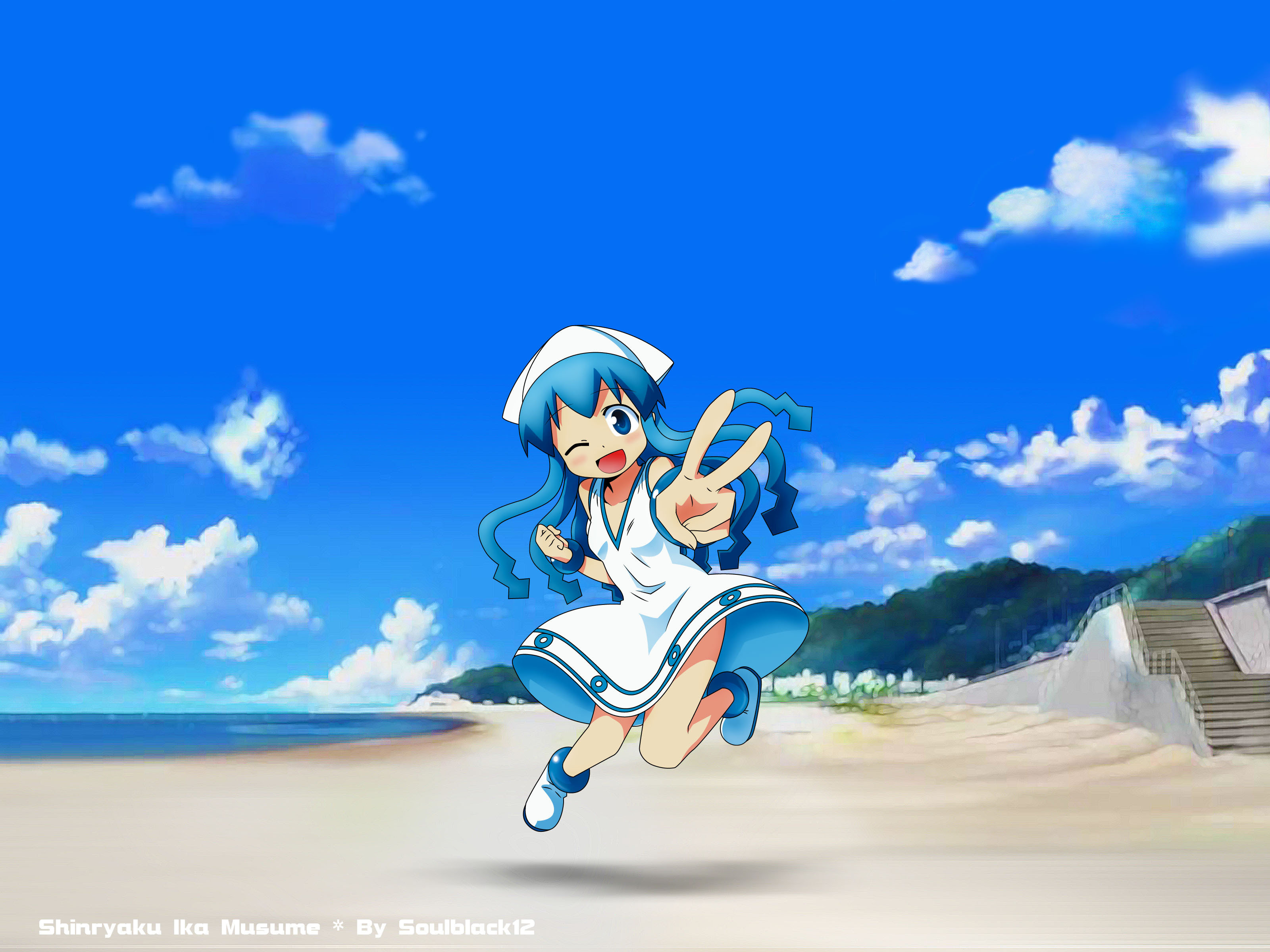 Free download Ika Musume wallpaper ID:103228 hd 3200x2400 for computer