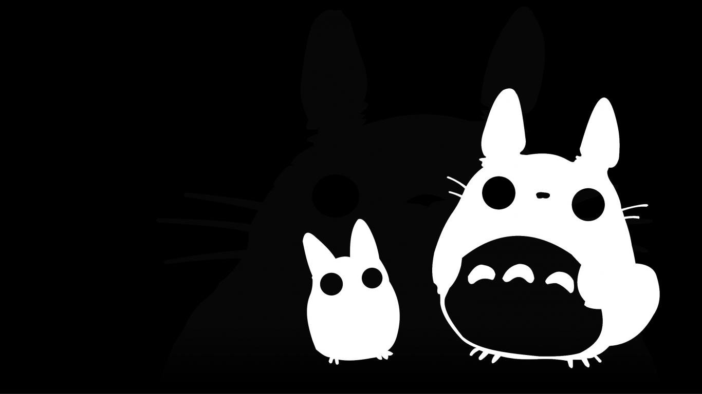 High resolution My Neighbor Totoro 1366x768 laptop wallpaper ID:259355 for computer