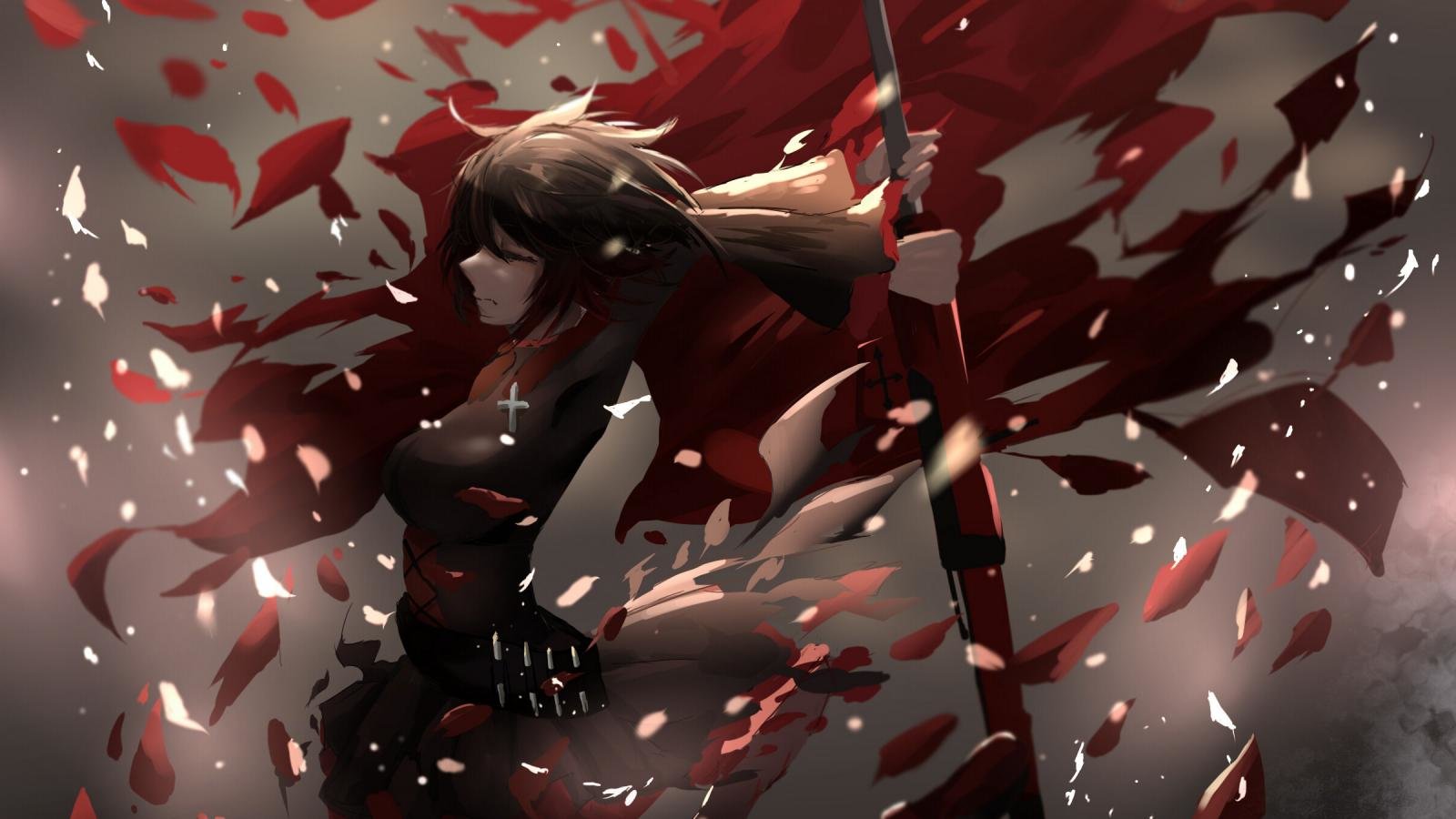High resolution Ruby Rose (RWBY) hd 1600x900 wallpaper ID:437748 for computer