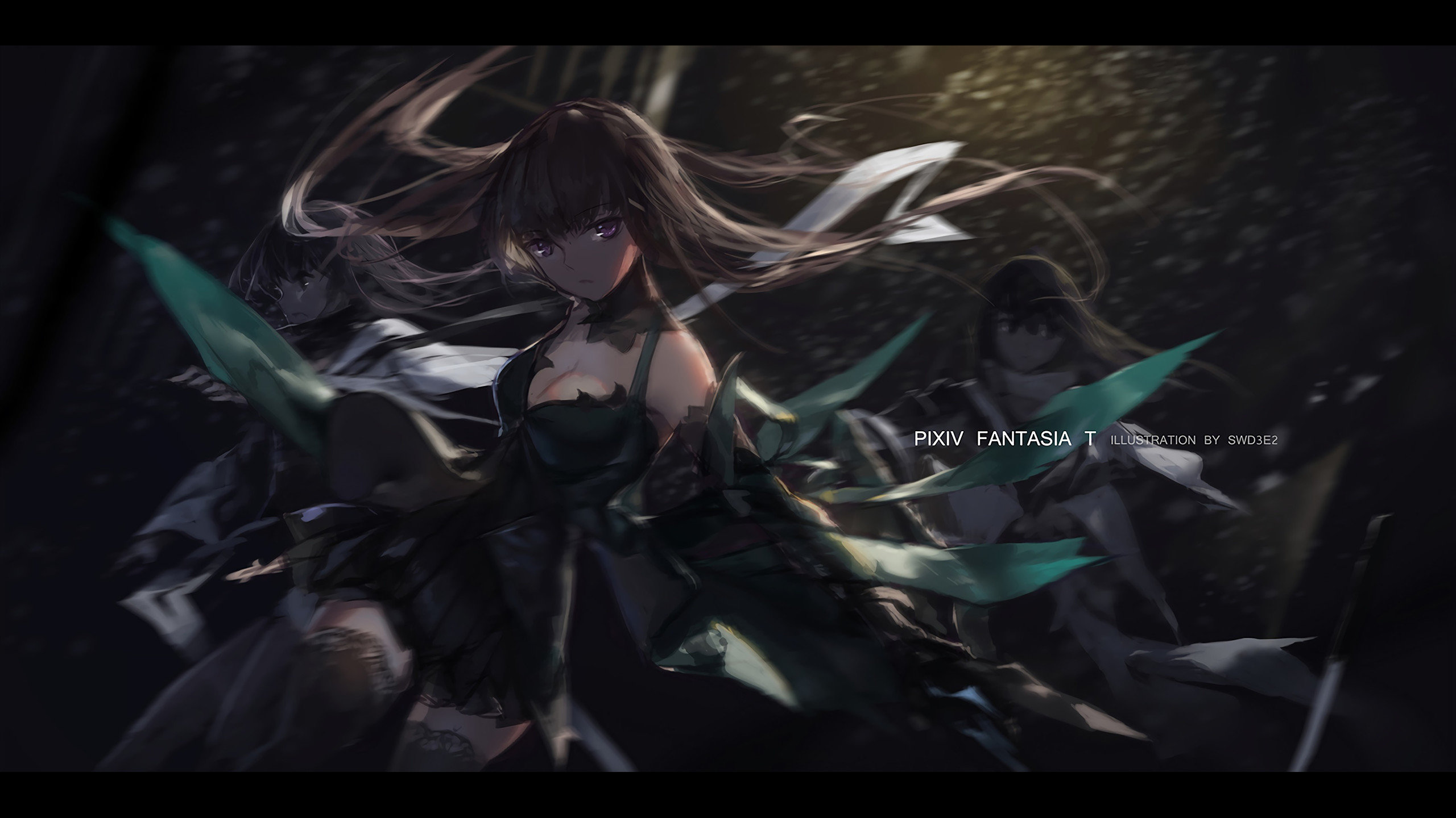 Download hd 2560x1440 Pixiv Fantasia PC background ID:56491 for free