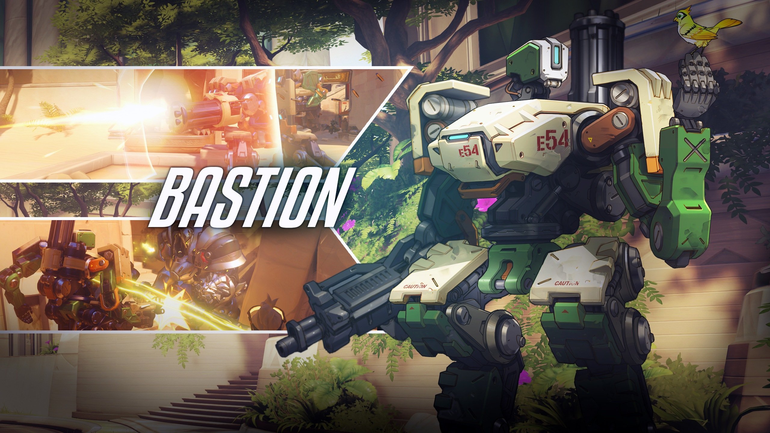 Download hd 2560x1440 Bastion (Overwatch) PC background ID:170121 for free