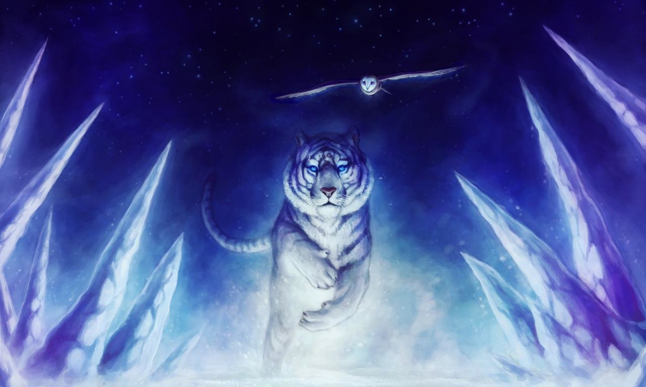 Free download Tiger Fantasy wallpaper ID:259273 hd 1280x768 for desktop