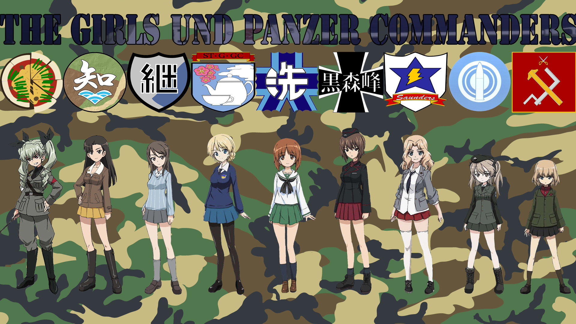 Best Girls Und Panzer background ID:208280 for High Resolution hd 1920x1080 desktop