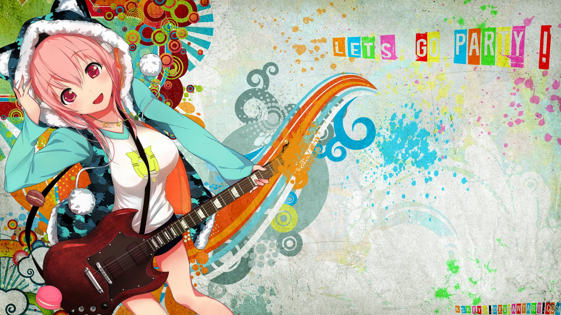 Download full hd Super Sonico PC background ID:211290 for free