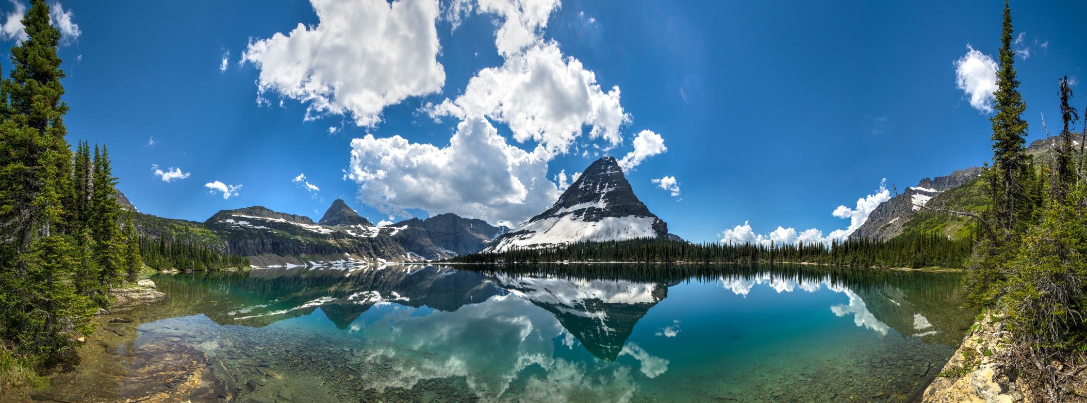 Free Glacier National Park high quality background ID:254238 for dual screen 2240x832 desktop