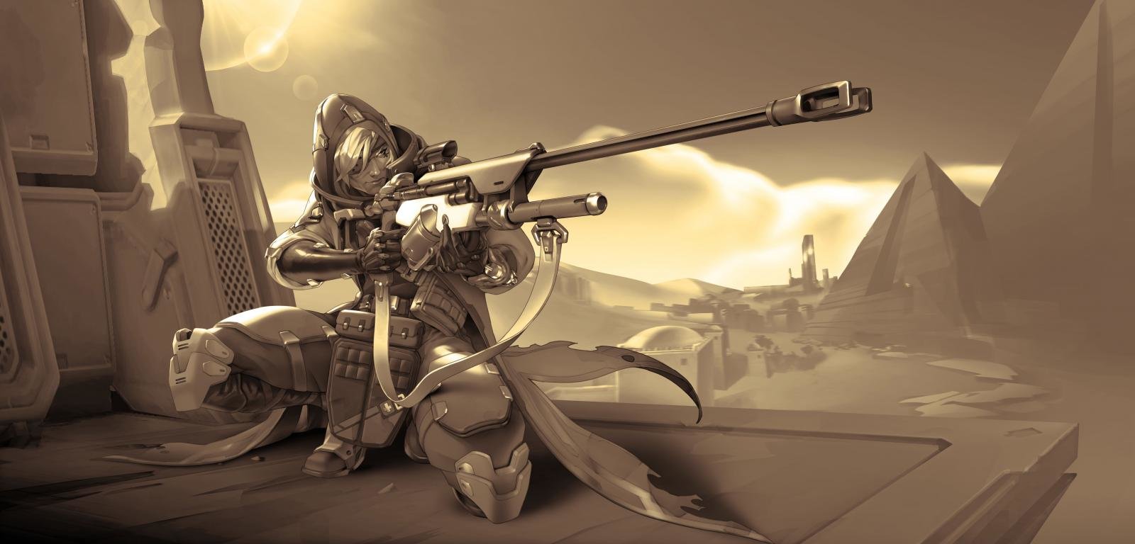Awesome Ana (Overwatch) free background ID:170197 for hd 1600x768 computer