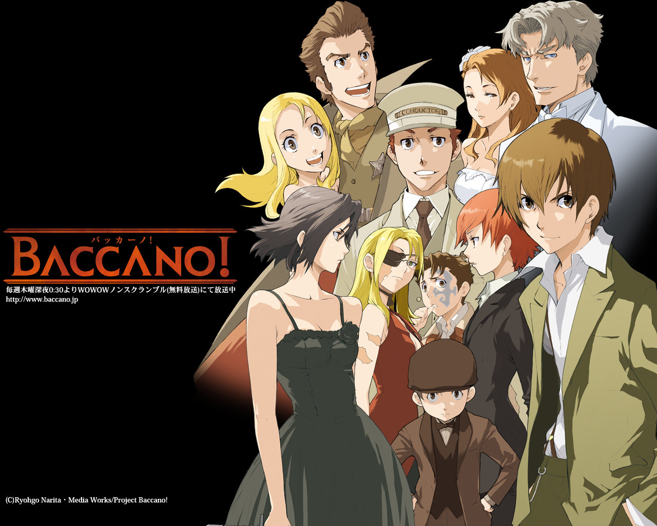 Download hd 1280x1024 Baccano! PC wallpaper ID:324367 for free