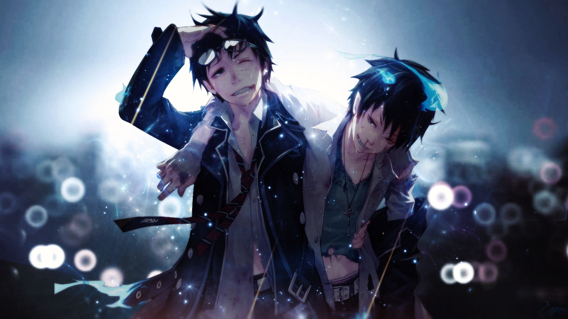 Free Blue Exorcist (Ao No) high quality background ID:242179 for 1080p PC