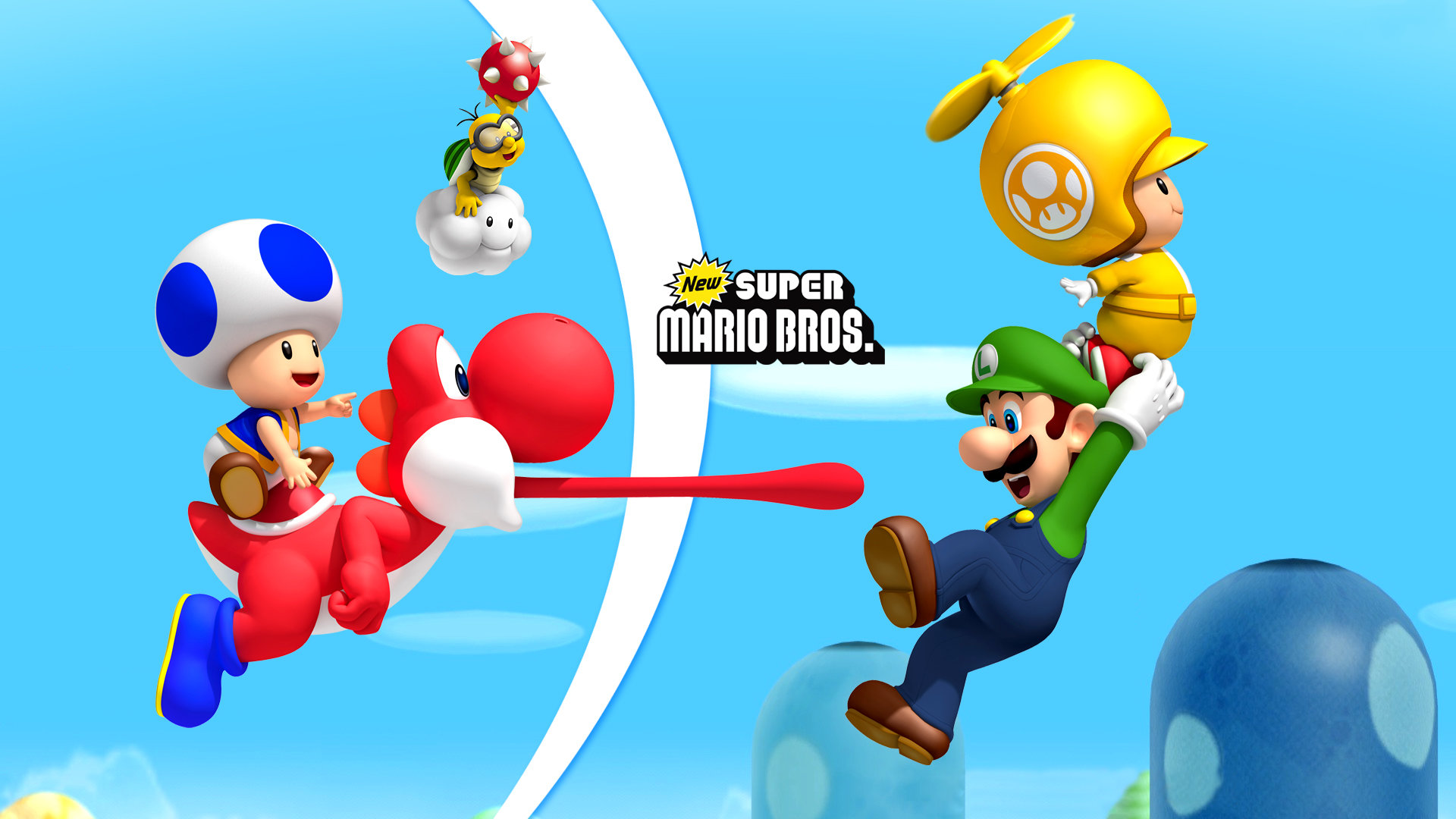 Awesome New Super Mario Bros. Wii free wallpaper ID:113200 for hd 1920x1080 computer