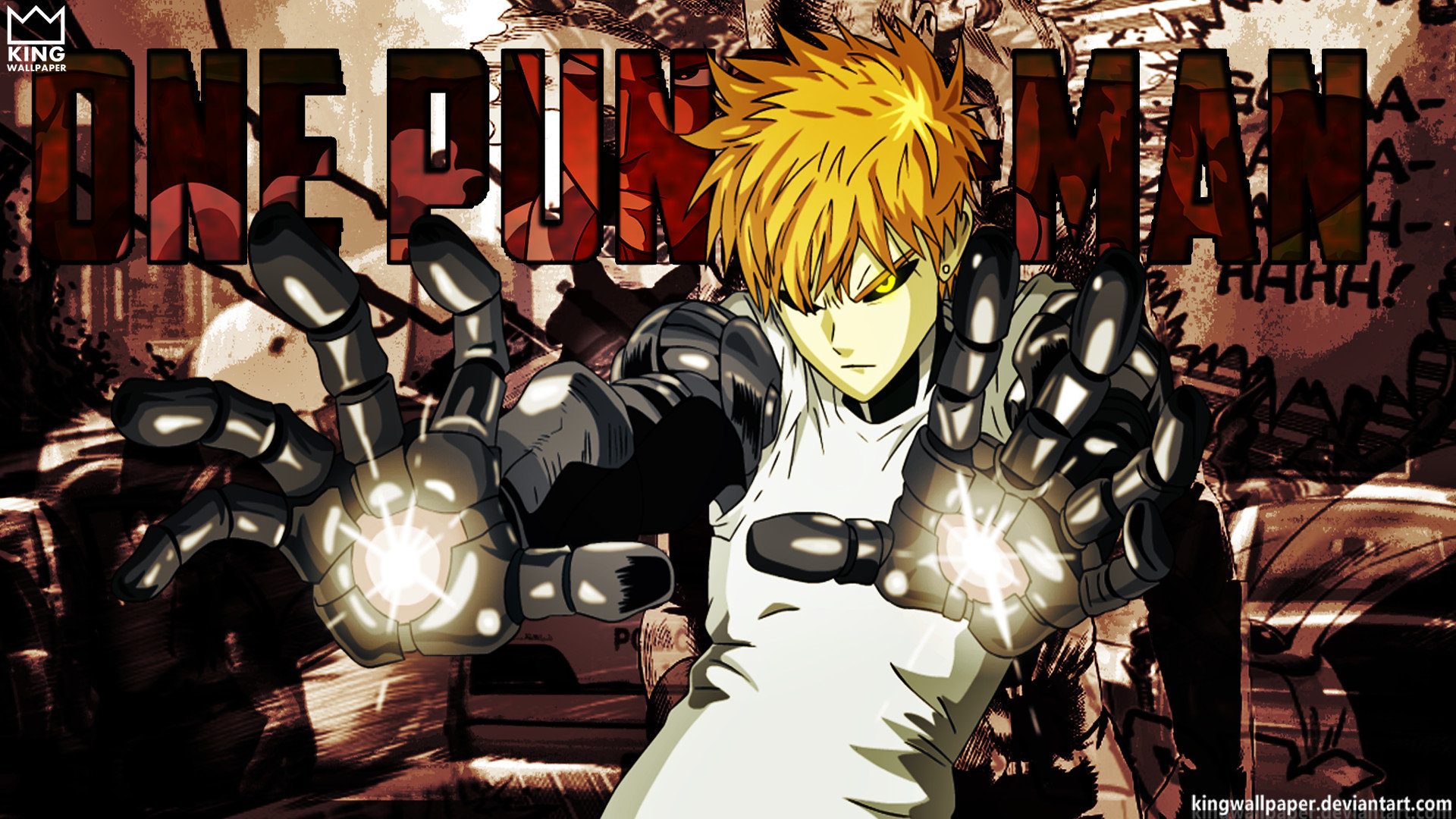 Free Genos (One-Punch Man) high quality background ID:345443 for full hd computer