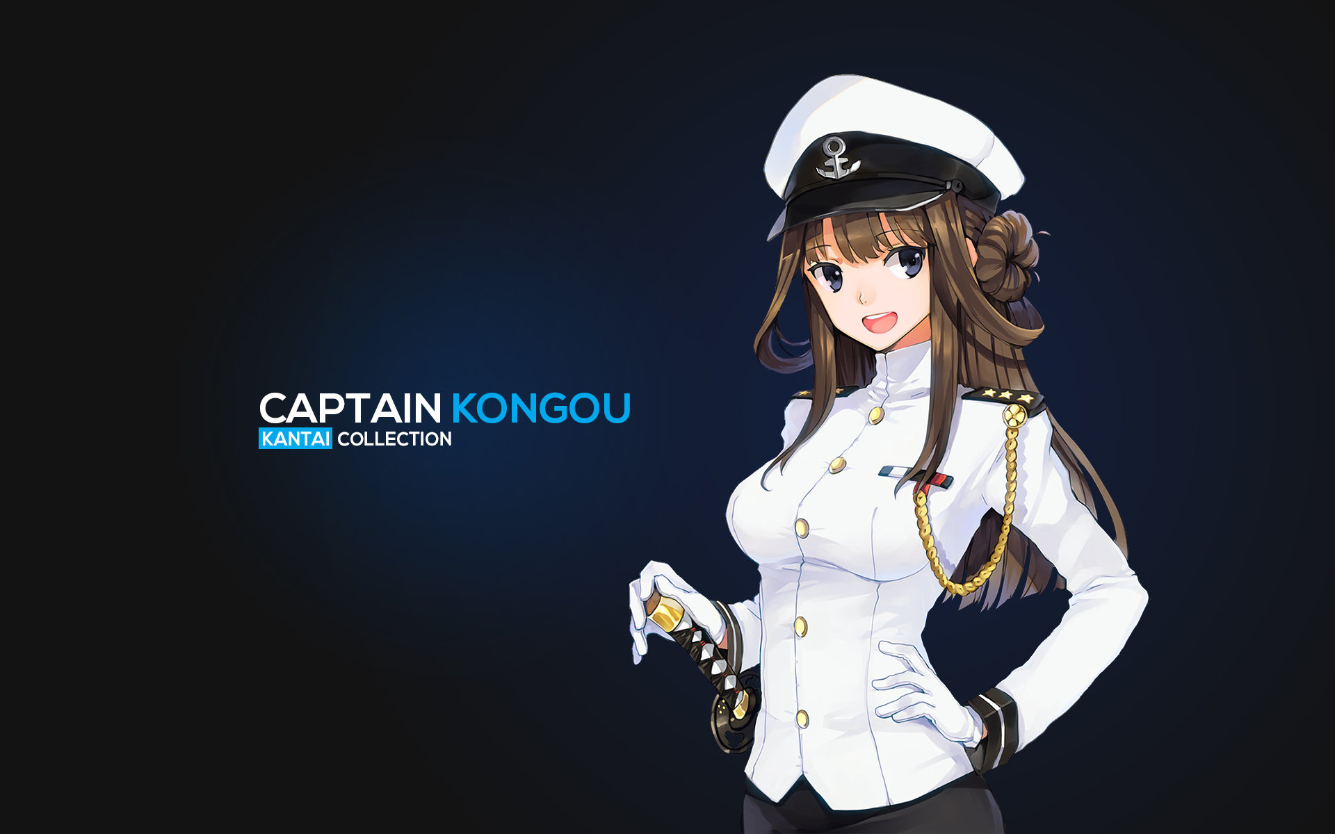 Free Kongou (Kancolle) high quality background ID:331225 for hd 1920x1200 computer