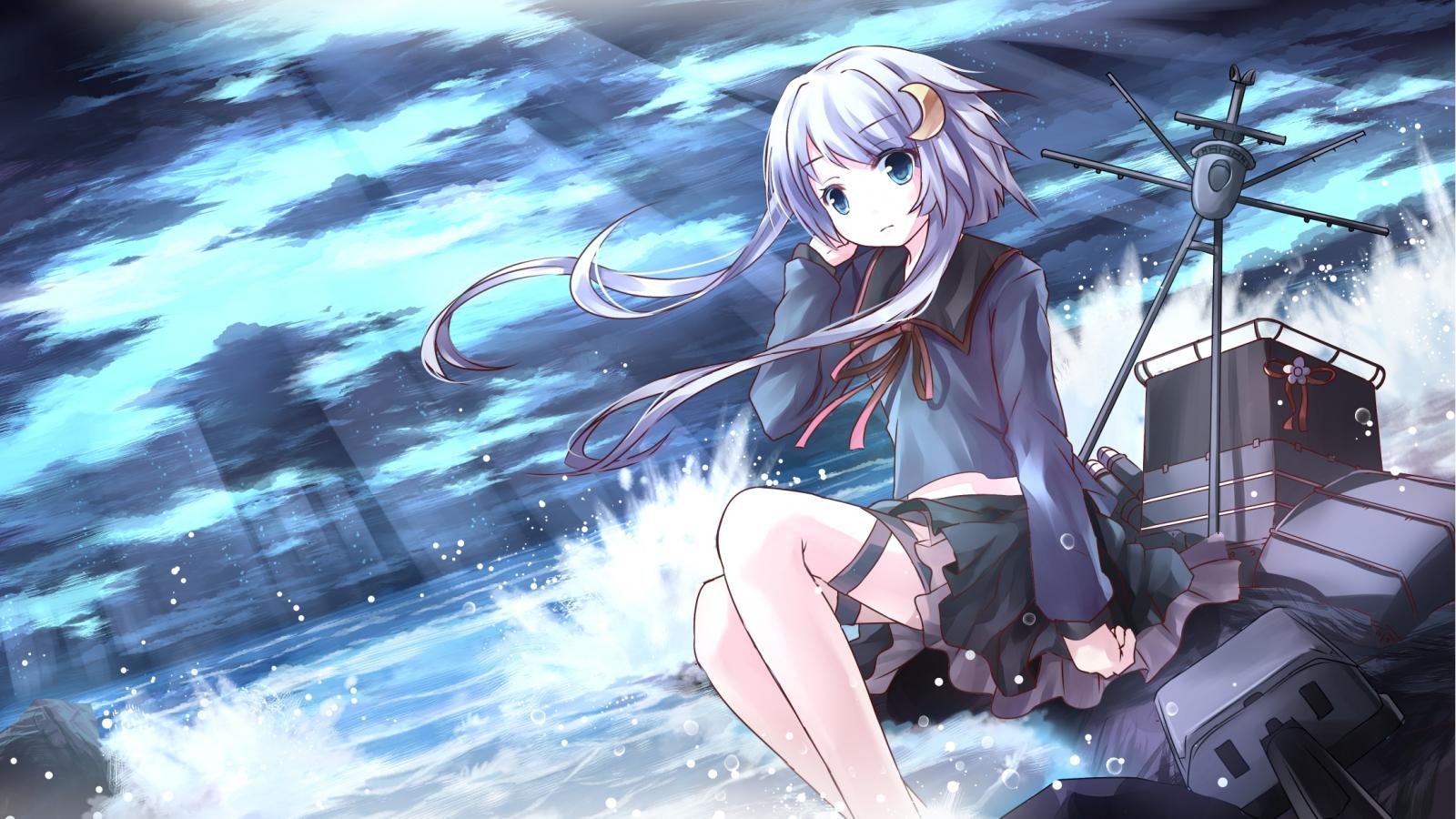 Free download Kantai Collection background ID:330998 hd 1600x900 for PC