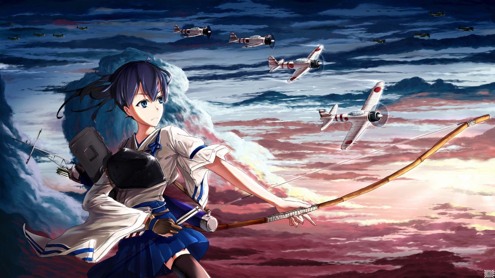 Download hd 1600x900 Kantai Collection desktop background ID:331407 for free