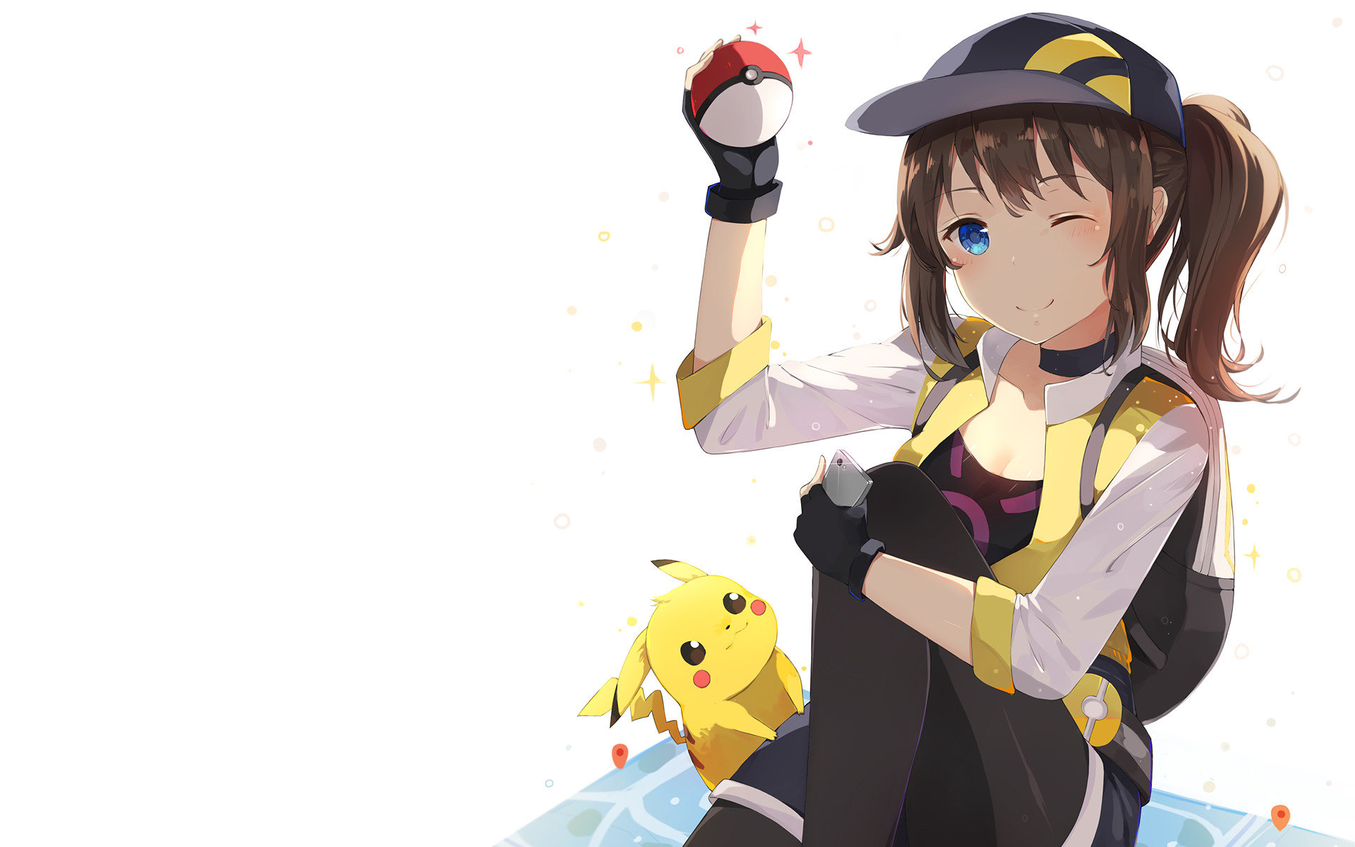 Download hd 1920x1200 Pokemon GO computer background ID:165736 for free