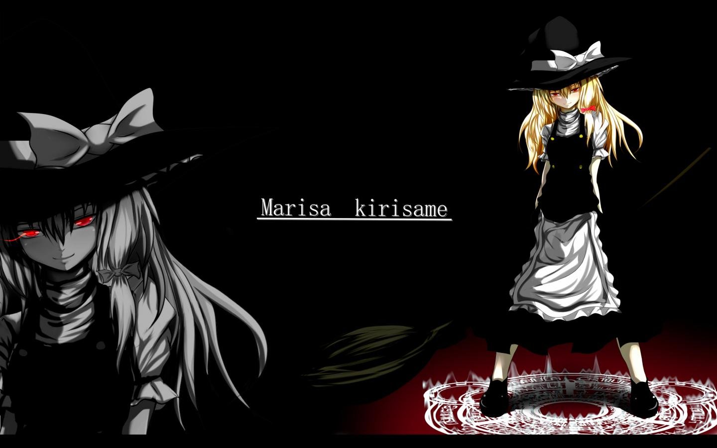 Best Marisa Kirisame background ID:224521 for High Resolution hd 1440x900 PC