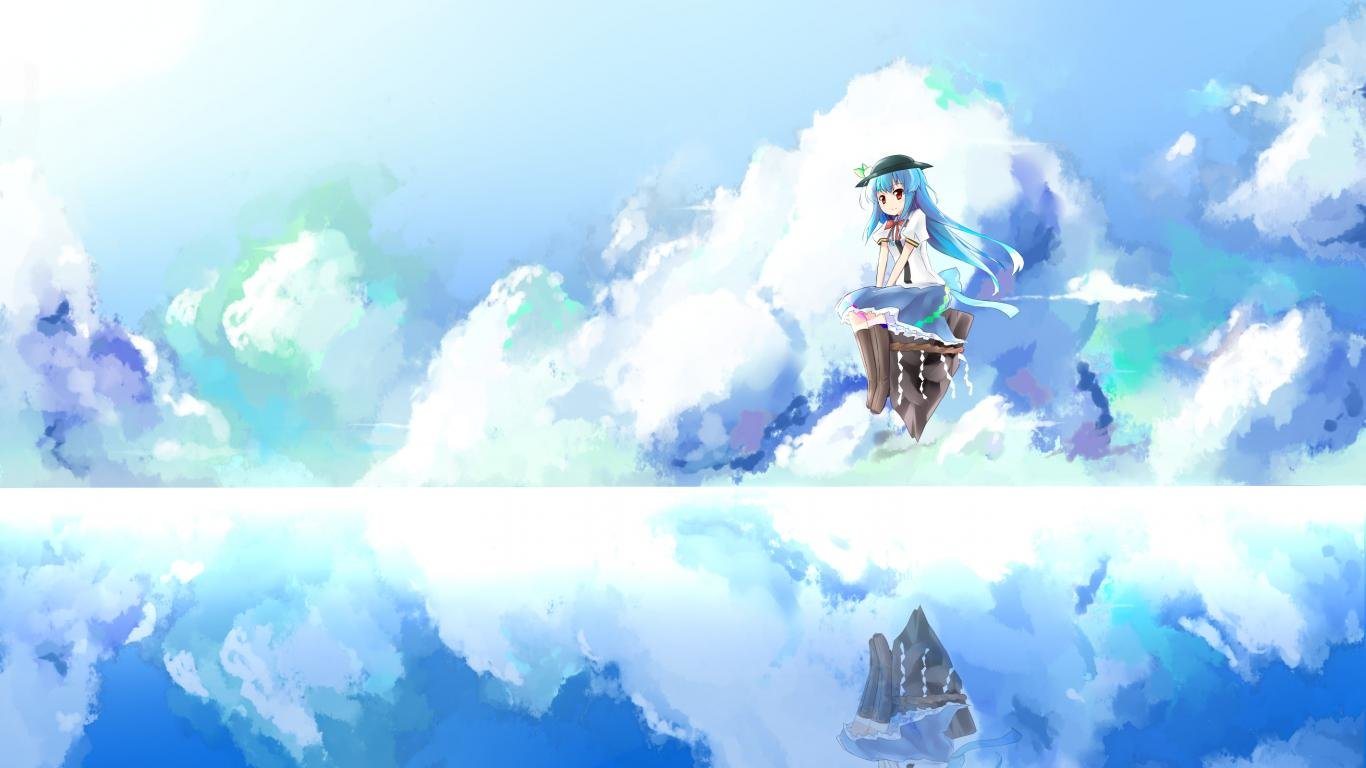 High resolution Tenshi Hinanawi hd 1366x768 background ID:224534 for PC