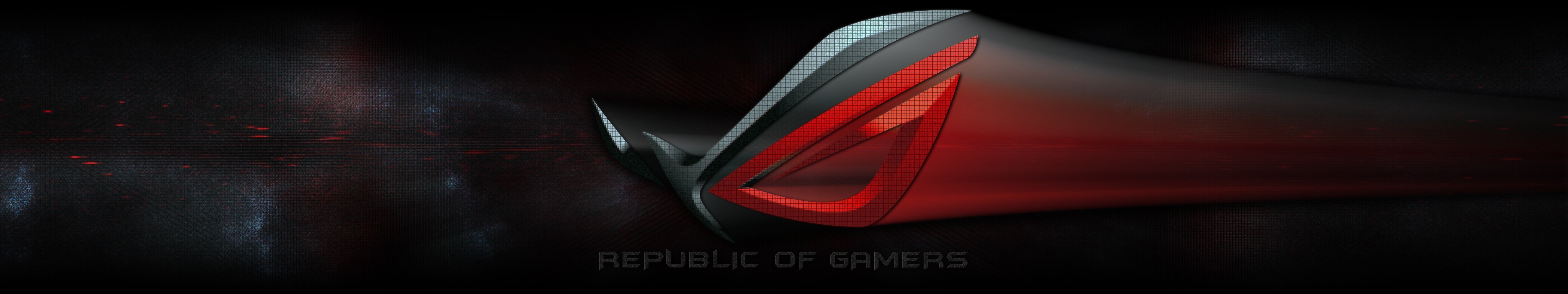 High resolution Republic Of Gamers (ROG) triple monitor 5760x1080 wallpaper ID:390668 for computer