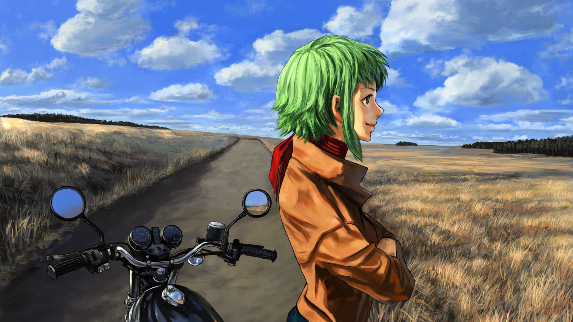 Download full hd 1920x1080 GUMI (Vocaloid) desktop background ID:1977 for free