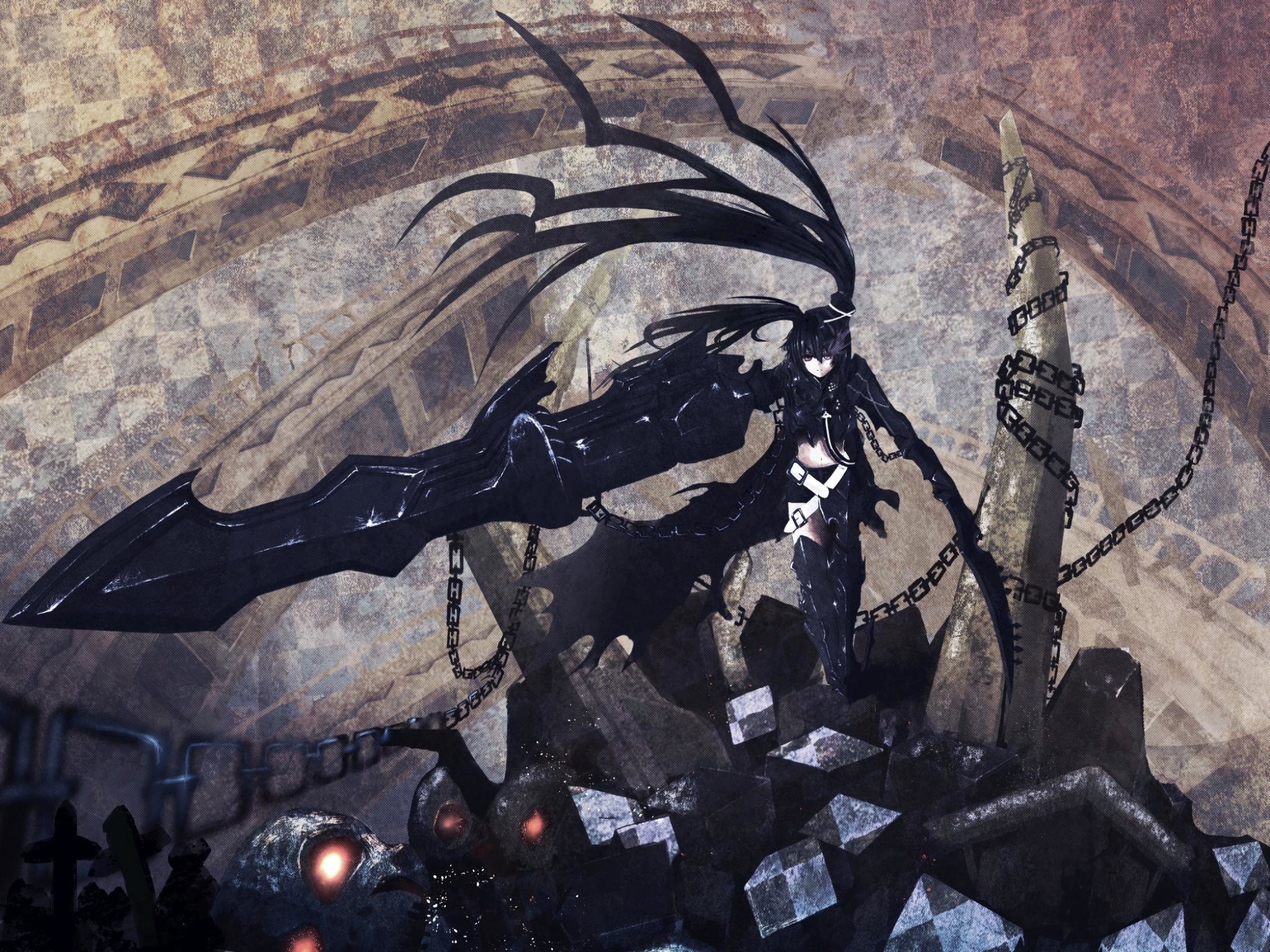 Awesome Black Rock Shooter free background ID:453982 for hd 2048x1536 PC