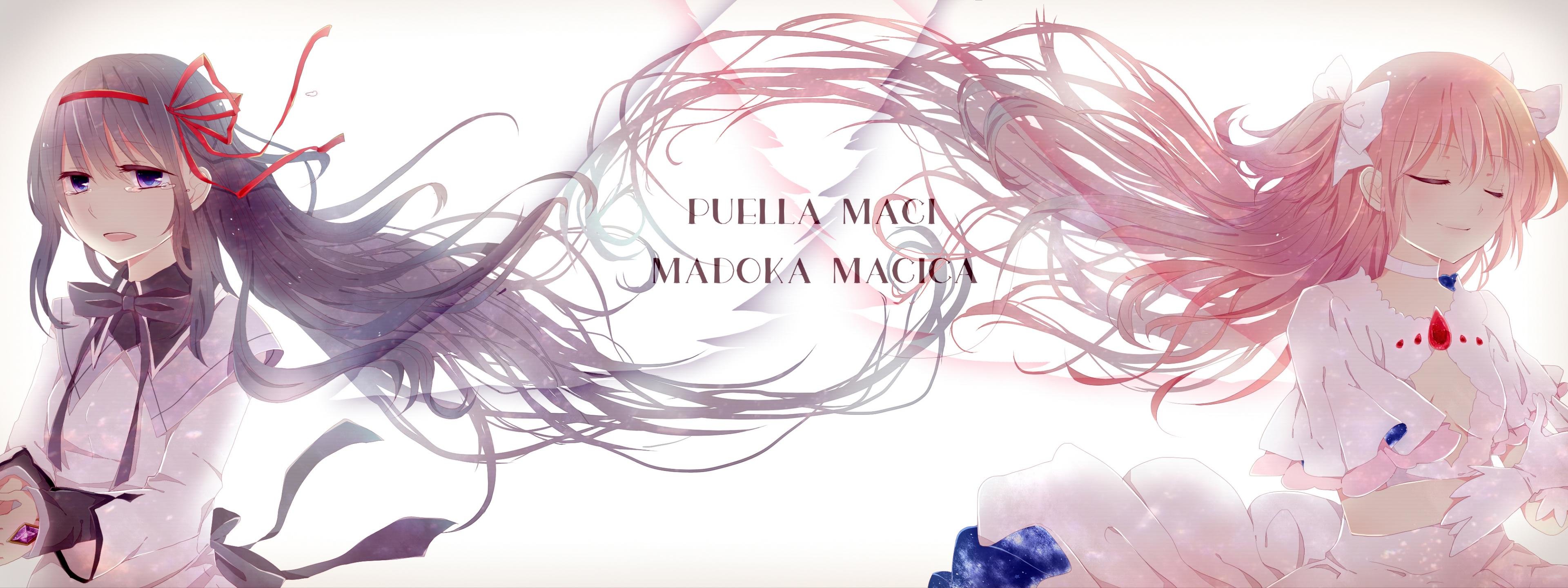 Best Puella Magi Madoka Magica background ID:31972 for High Resolution dual monitor 3840x1440 PC