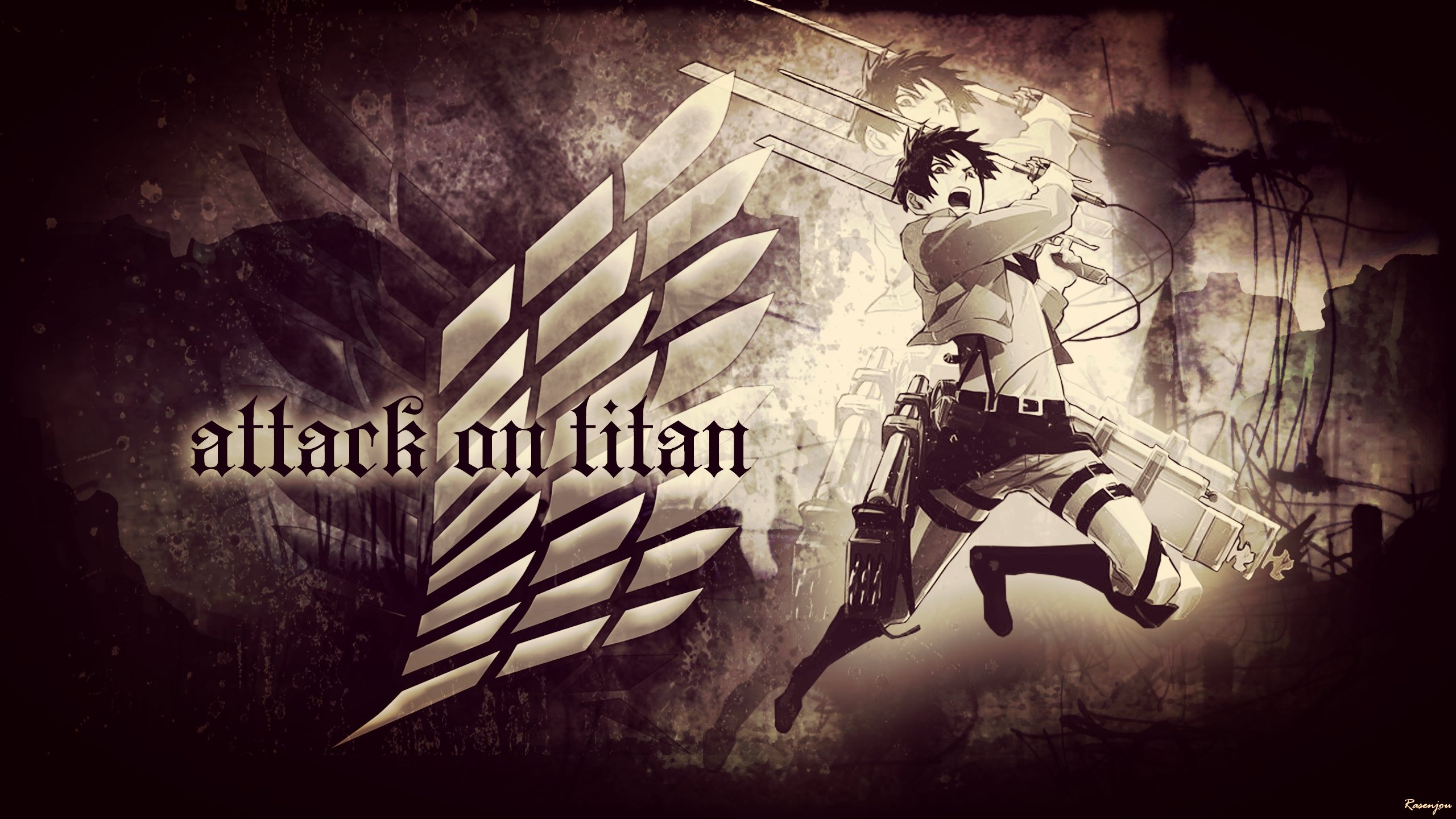 Free download Eren Yeager background ID:206935 hd 2560x1440 for computer