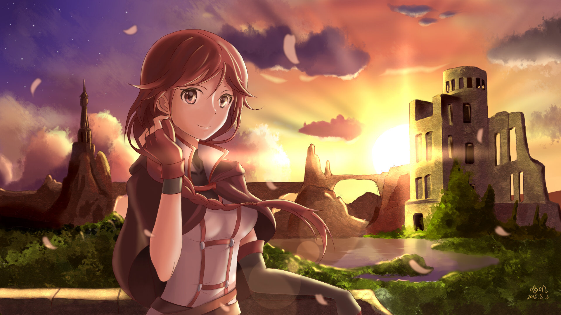 Download 1080p Grimgar Of Fantasy And Ash computer wallpaper ID:39956 for free