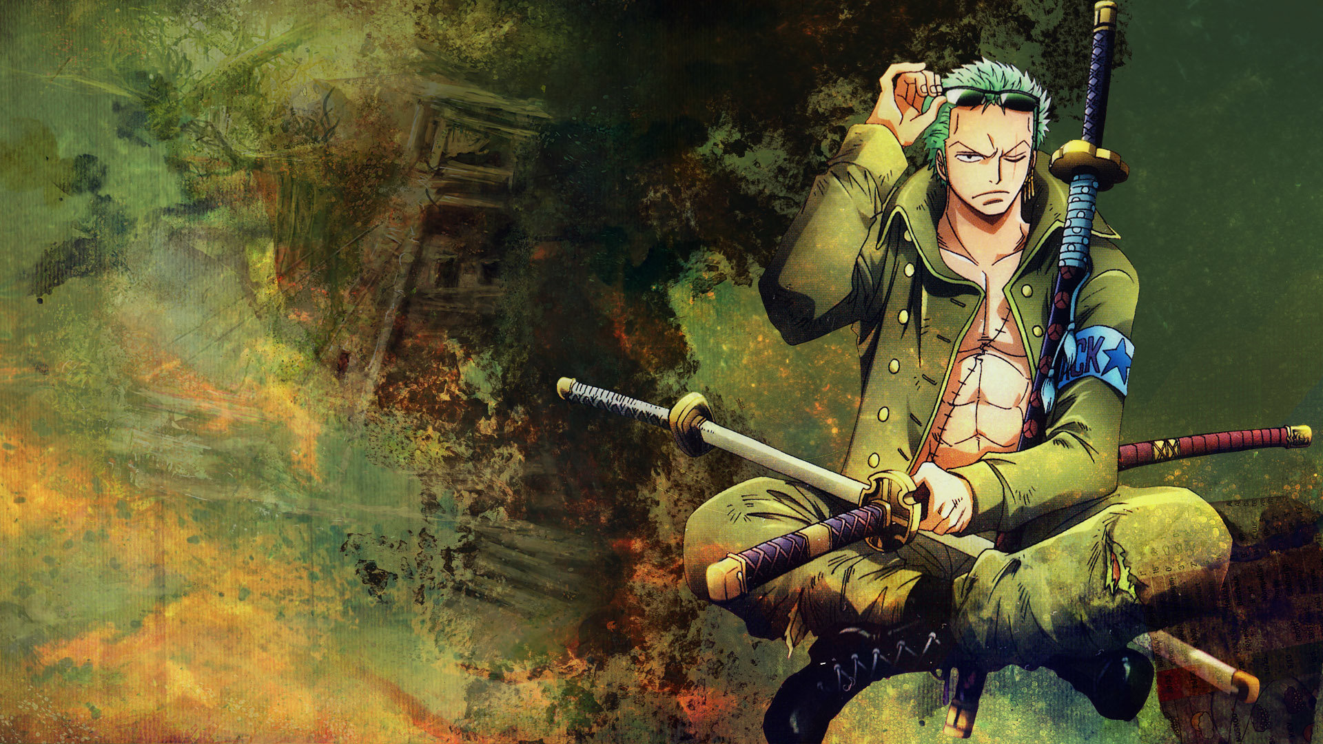 Download full hd 1920x1080 Zoro Roronoa computer background ID:314320 for free