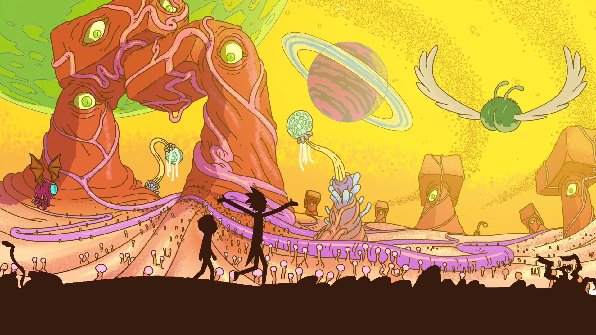 Download 1080p Rick And Morty PC wallpaper ID:470639 for free