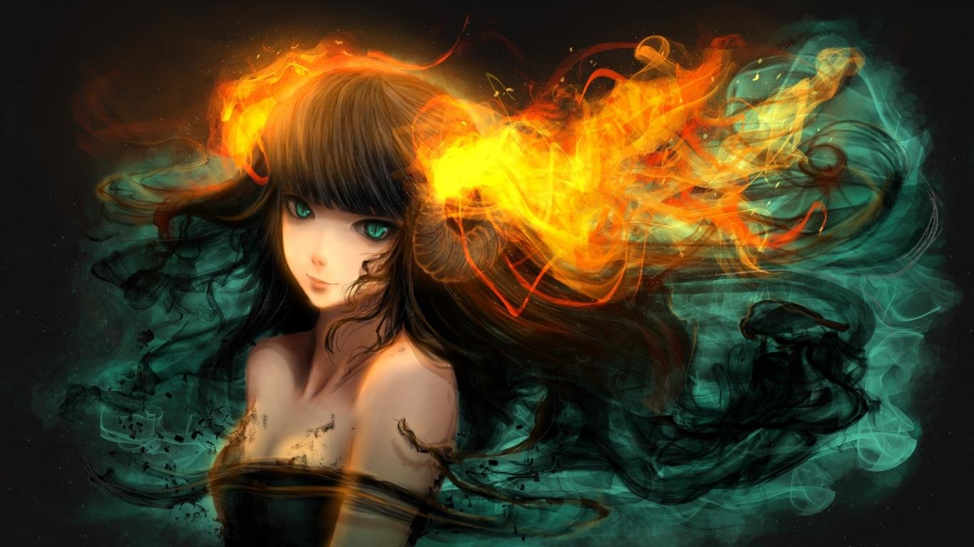 Awesome Anime Girl free wallpaper ID:151241 for hd 1366x768 desktop