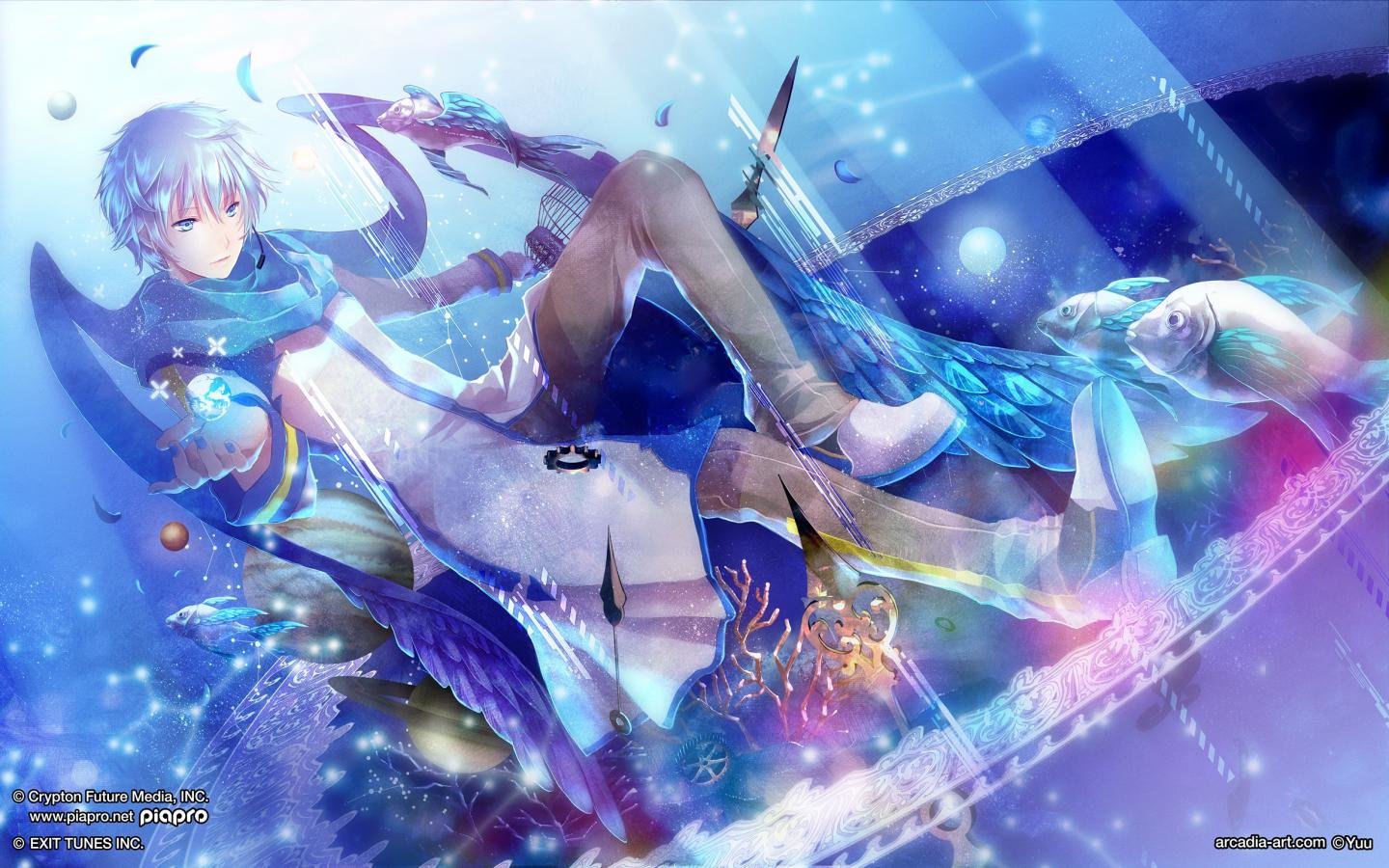 Awesome Kaito (Vocaloid) free background ID:1098 for hd 1440x900 PC