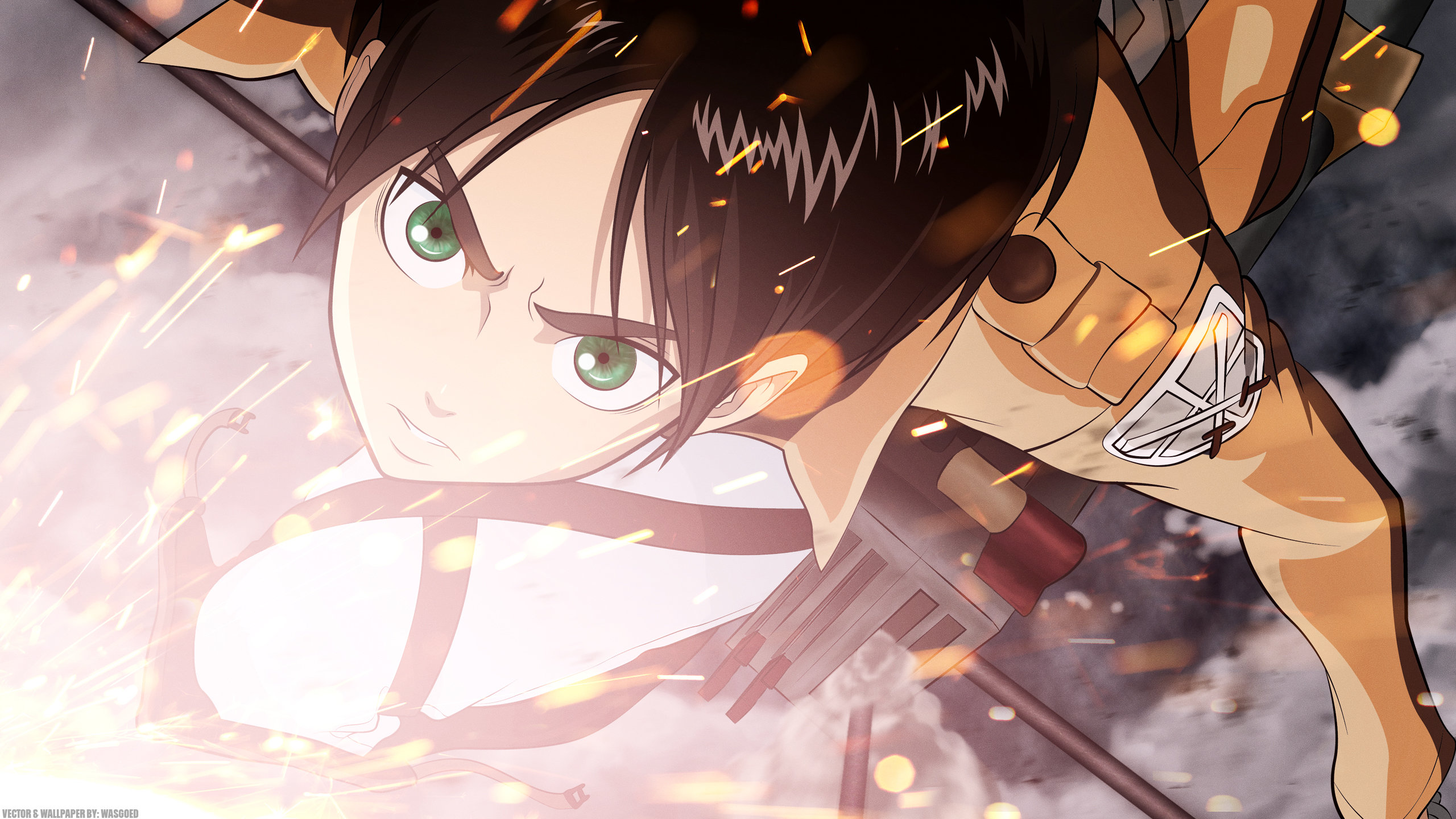 High resolution Eren Yeager hd 2560x1440 background ID:206863 for computer