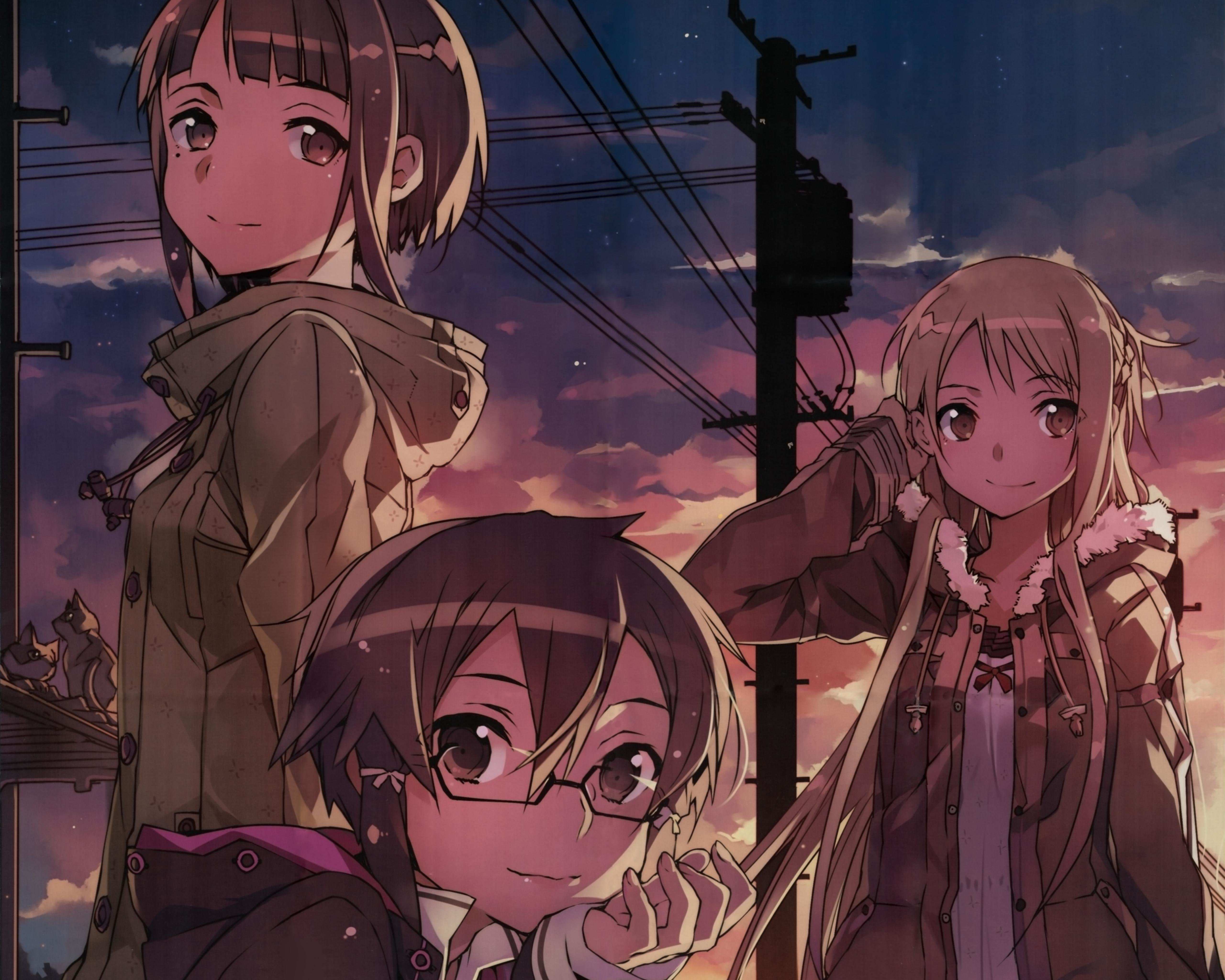 Free download Sword Art Online 2 (II) background ID:112620 hd 5120x4096 for PC