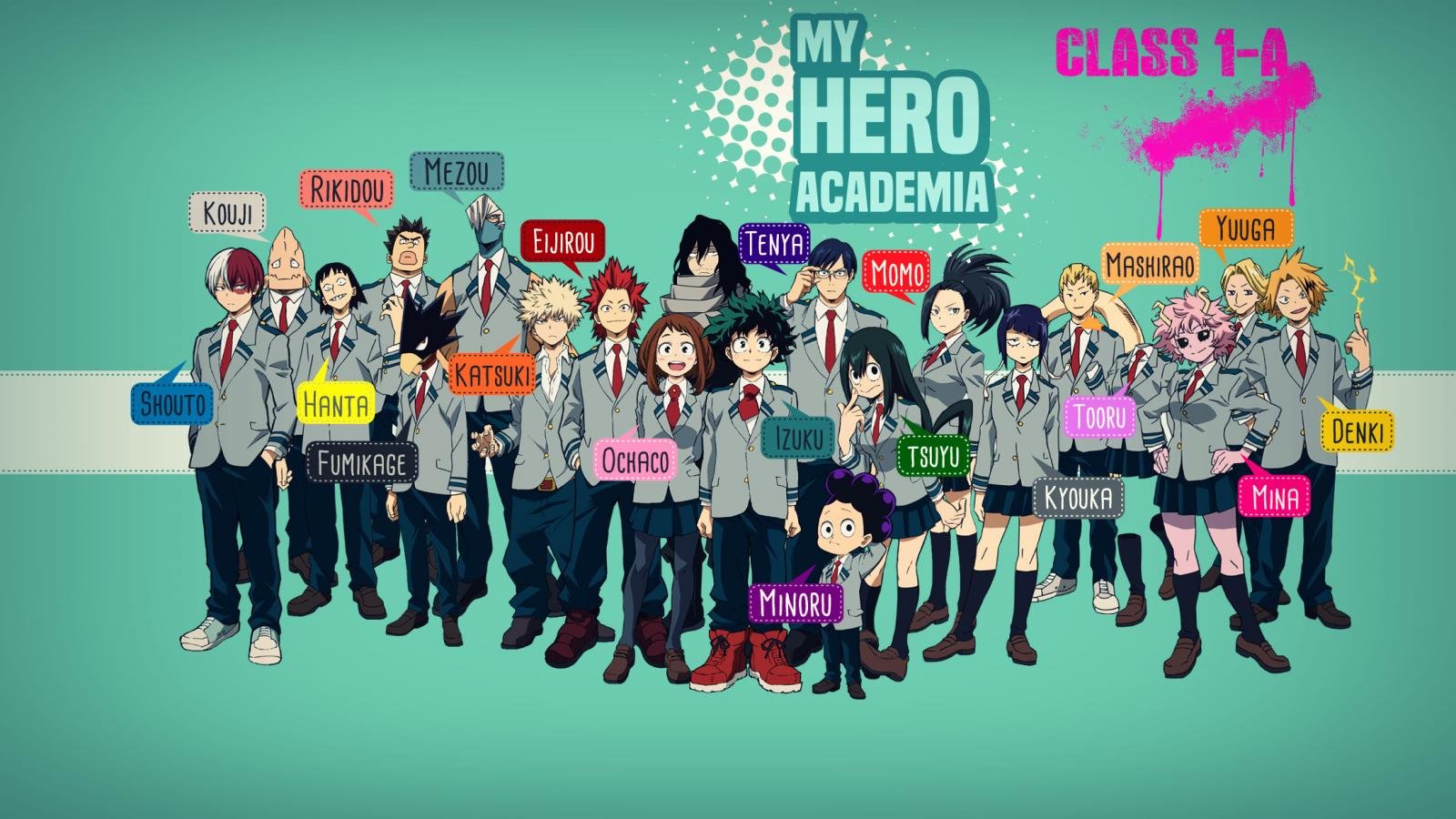 Best Boku No Hero Academia background ID:192361 for High Resolution hd 1600x900 PC