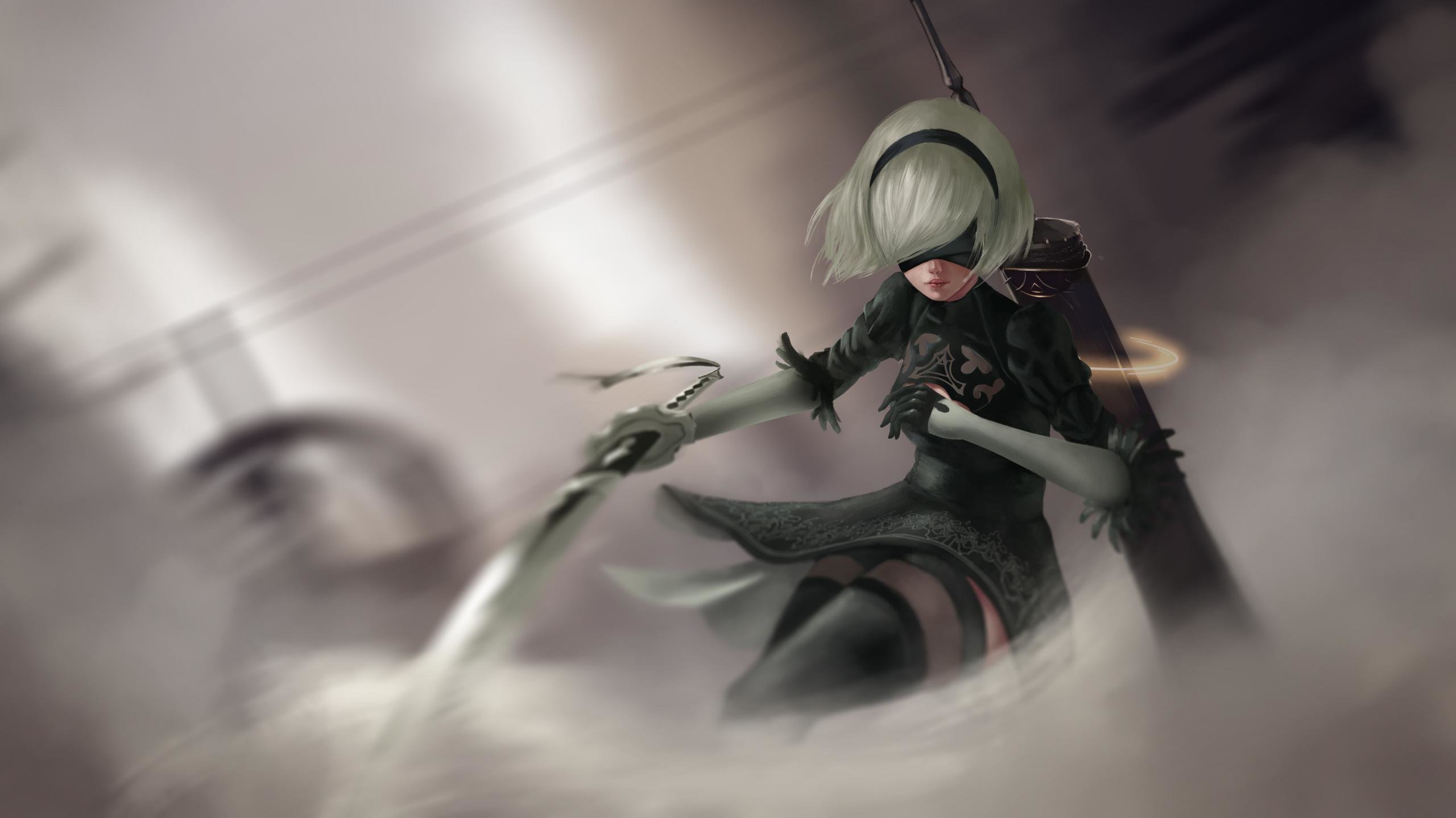 Download hd 2560x1440 NieR: Automata computer background ID:449054 for free
