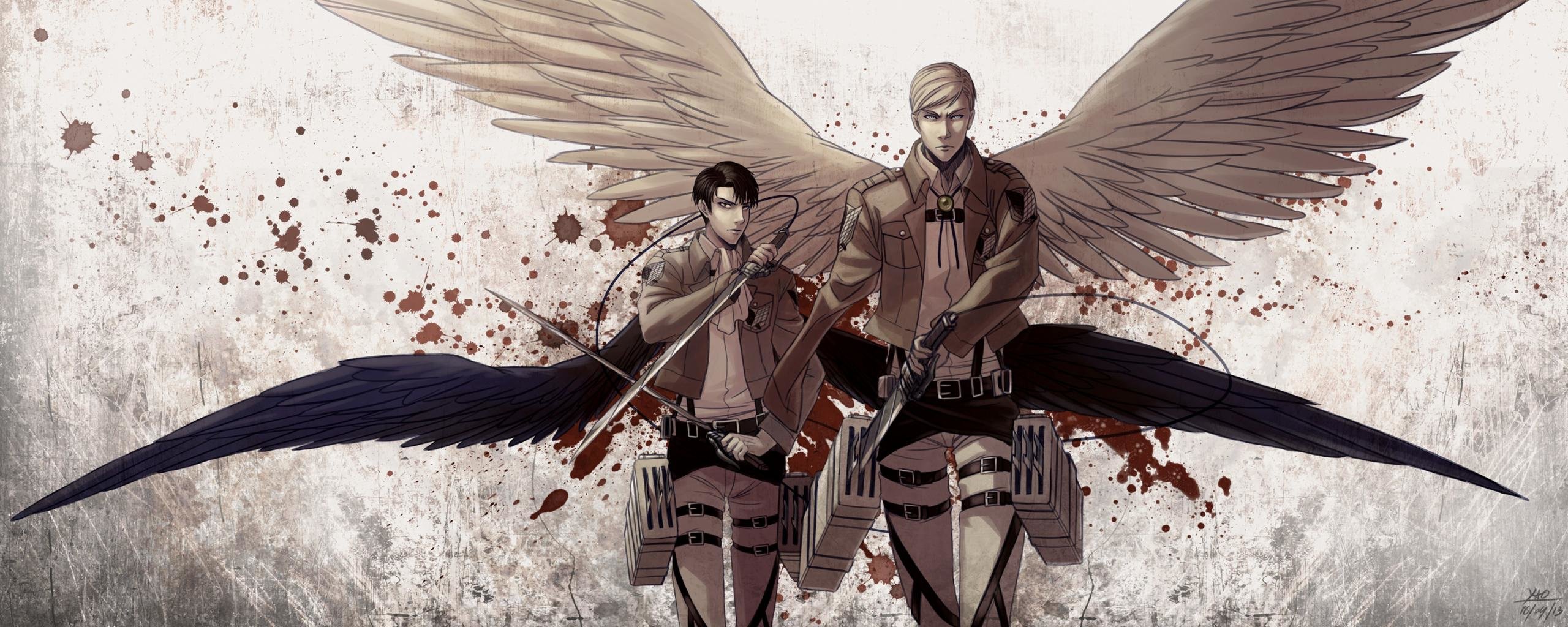 Best Levi Ackerman wallpaper ID:206788 for High Resolution dual monitor 2569x1024 computer