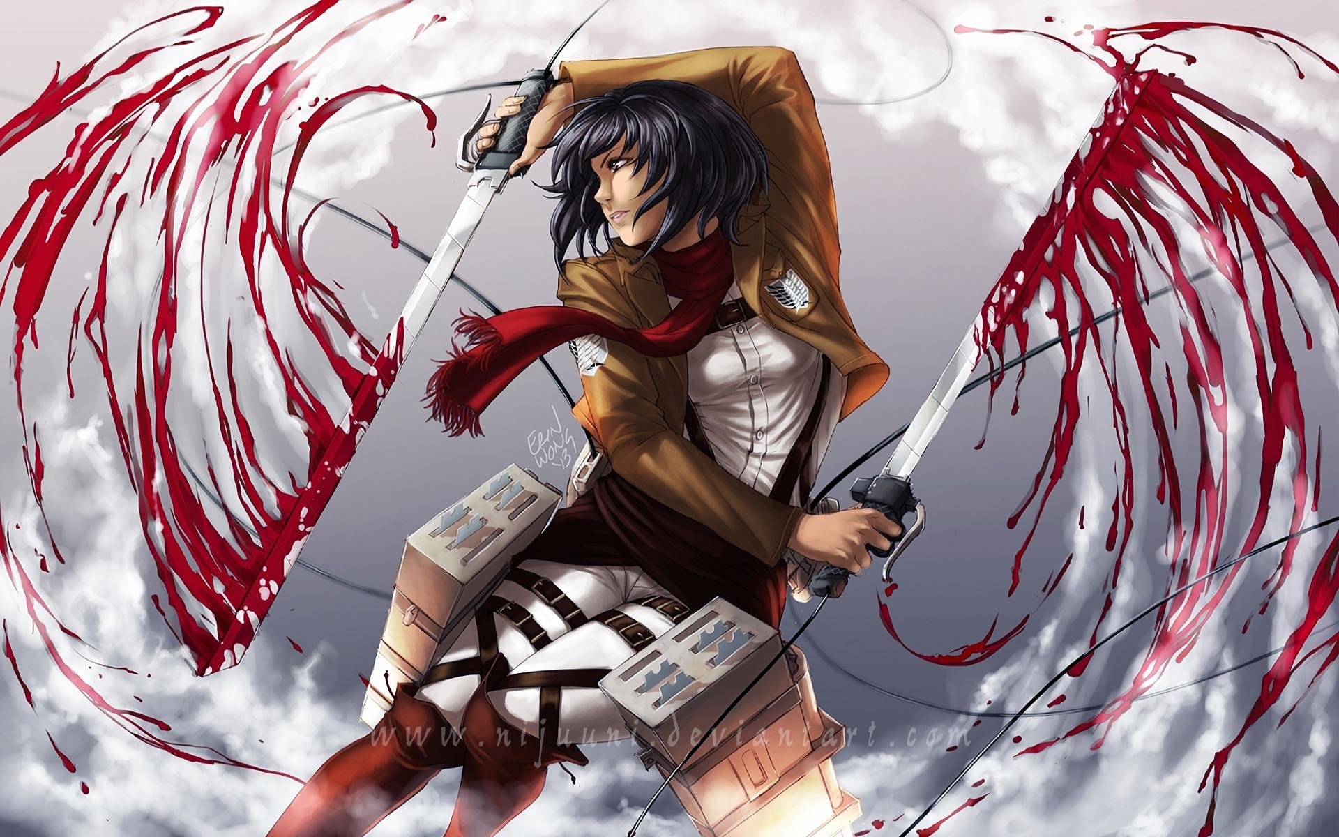 Awesome Mikasa Ackerman free background ID:206478 for hd 1920x1200 PC