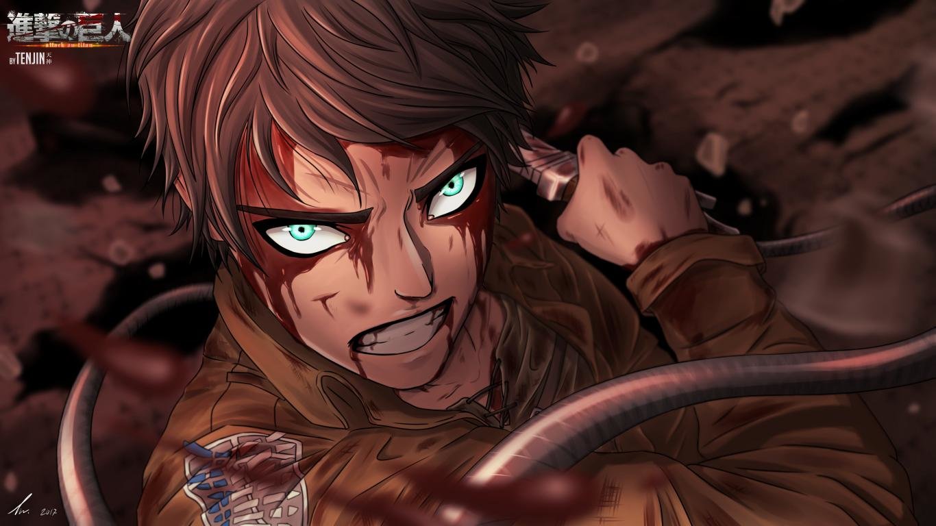 High resolution Eren Yeager laptop background ID:206619 for PC