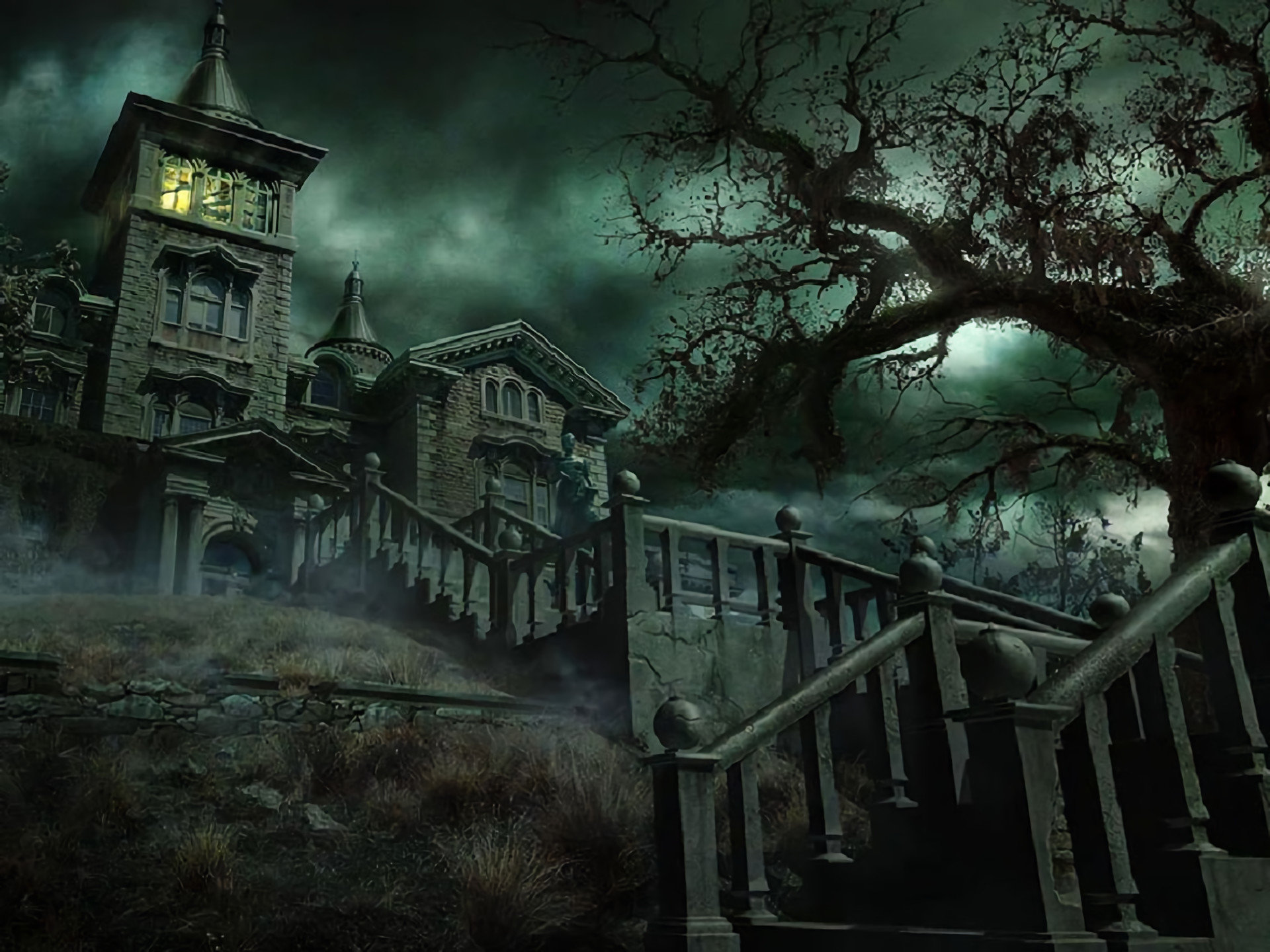 Awesome Monster dark house free wallpaper ID:57553 for hd 1920x1440 PC