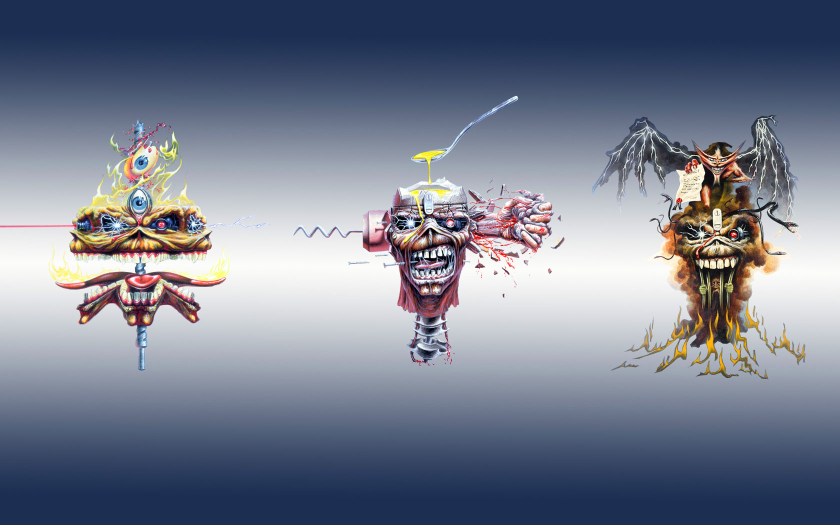 Download hd 1680x1050 Iron Maiden desktop background ID:72472 for free
