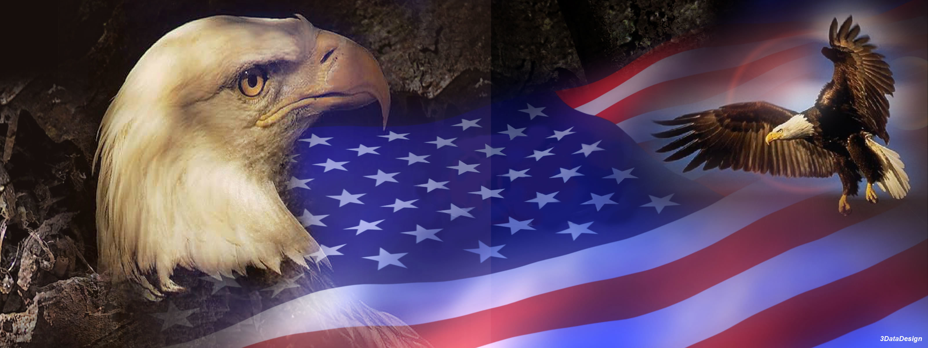 Awesome Patriotic free wallpaper ID:171 for dual monitor 3200x1200 desktop