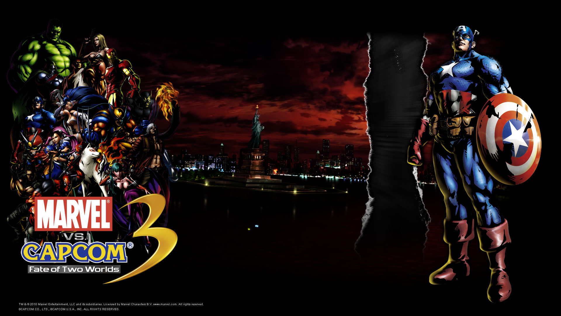 High resolution Marvel Vs. Capcom 3: Fate Of Two Worlds hd 1080p background ID:298407 for computer