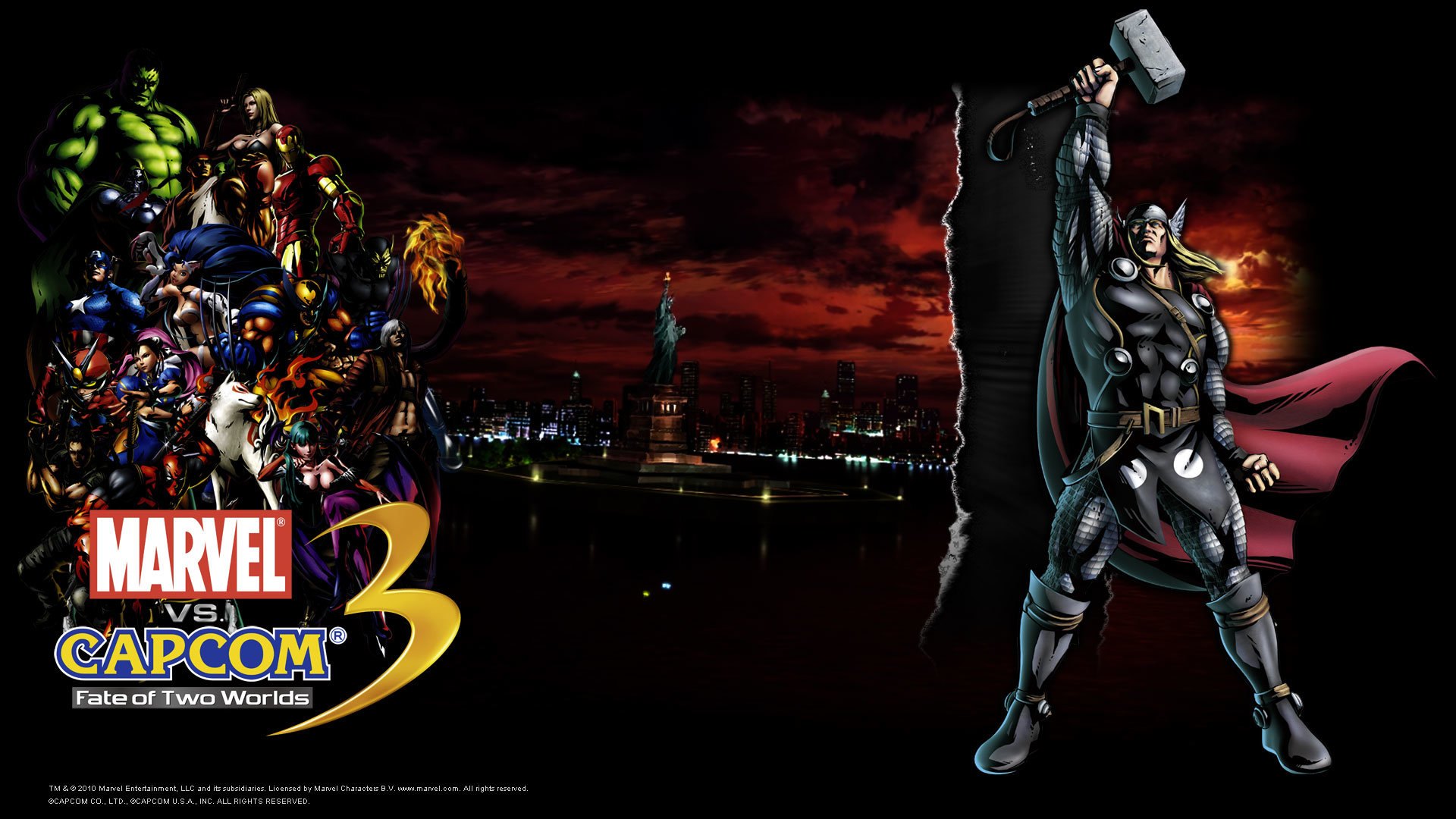 Free Marvel Vs. Capcom 3: Fate Of Two Worlds high quality background ID:298381 for hd 1920x1080 desktop
