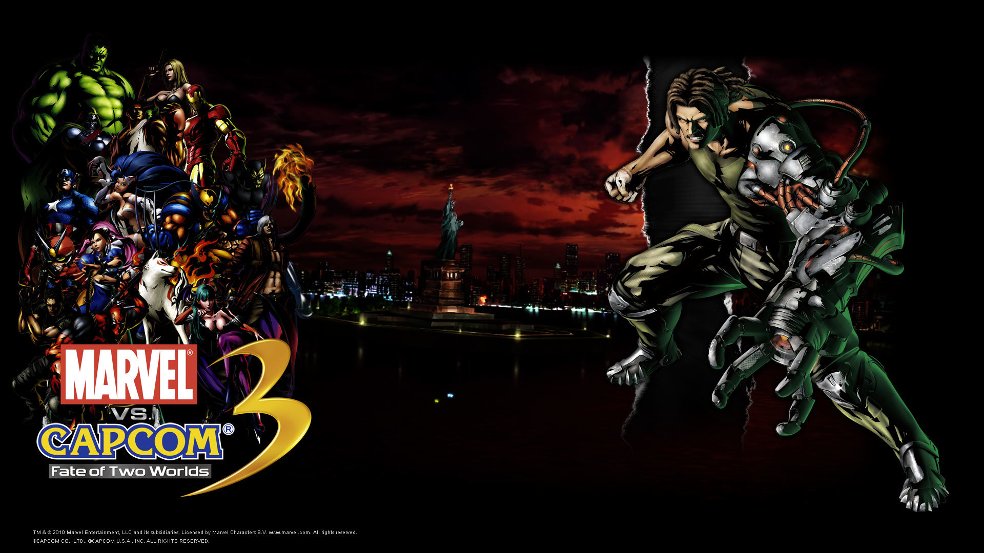 High resolution Marvel Vs. Capcom 3: Fate Of Two Worlds 1080p wallpaper ID:298380 for computer
