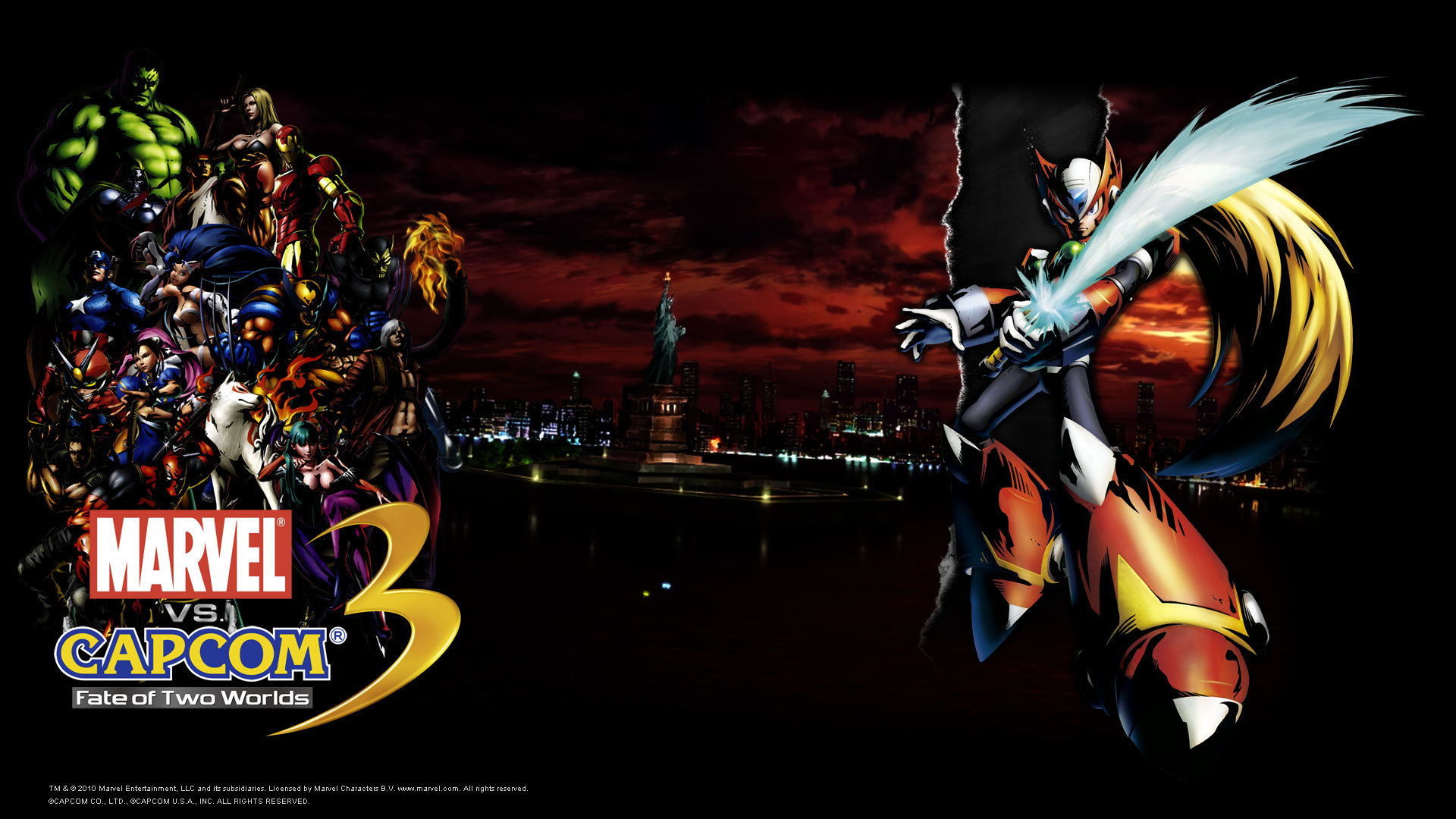 Free download Marvel Vs. Capcom 3: Fate Of Two Worlds wallpaper ID:298430 hd 1920x1080 for PC