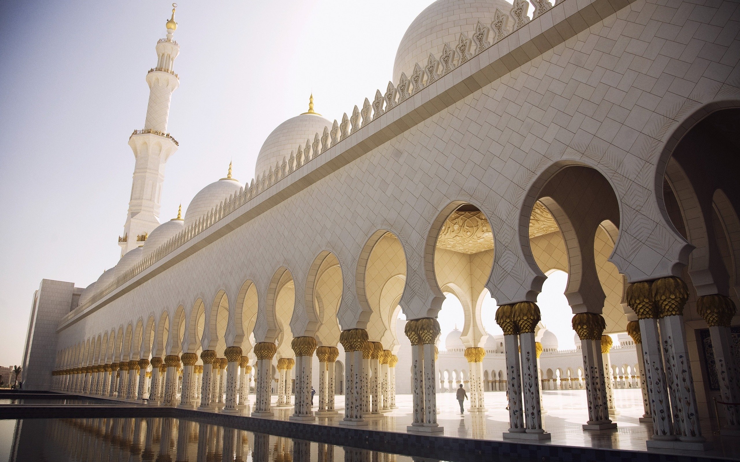 Awesome Sheikh Zayed Grand Mosque free wallpaper ID:277851 for hd 2560x1600 PC